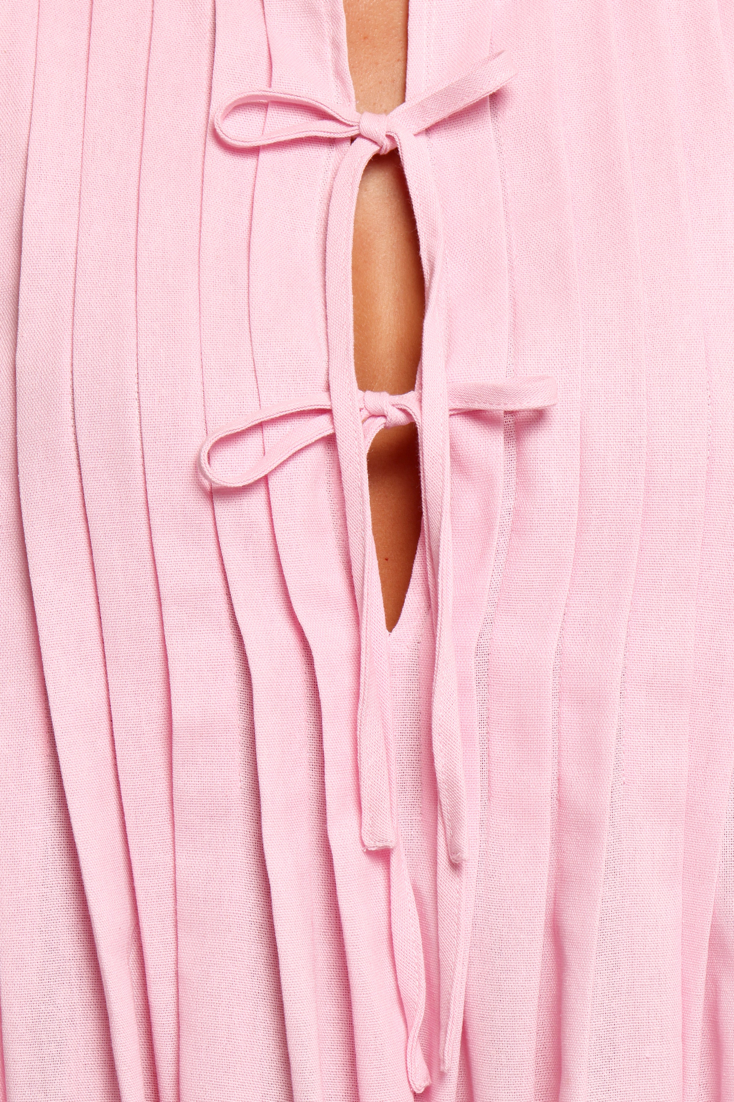 Madeline Mini Dress - Pale Pink