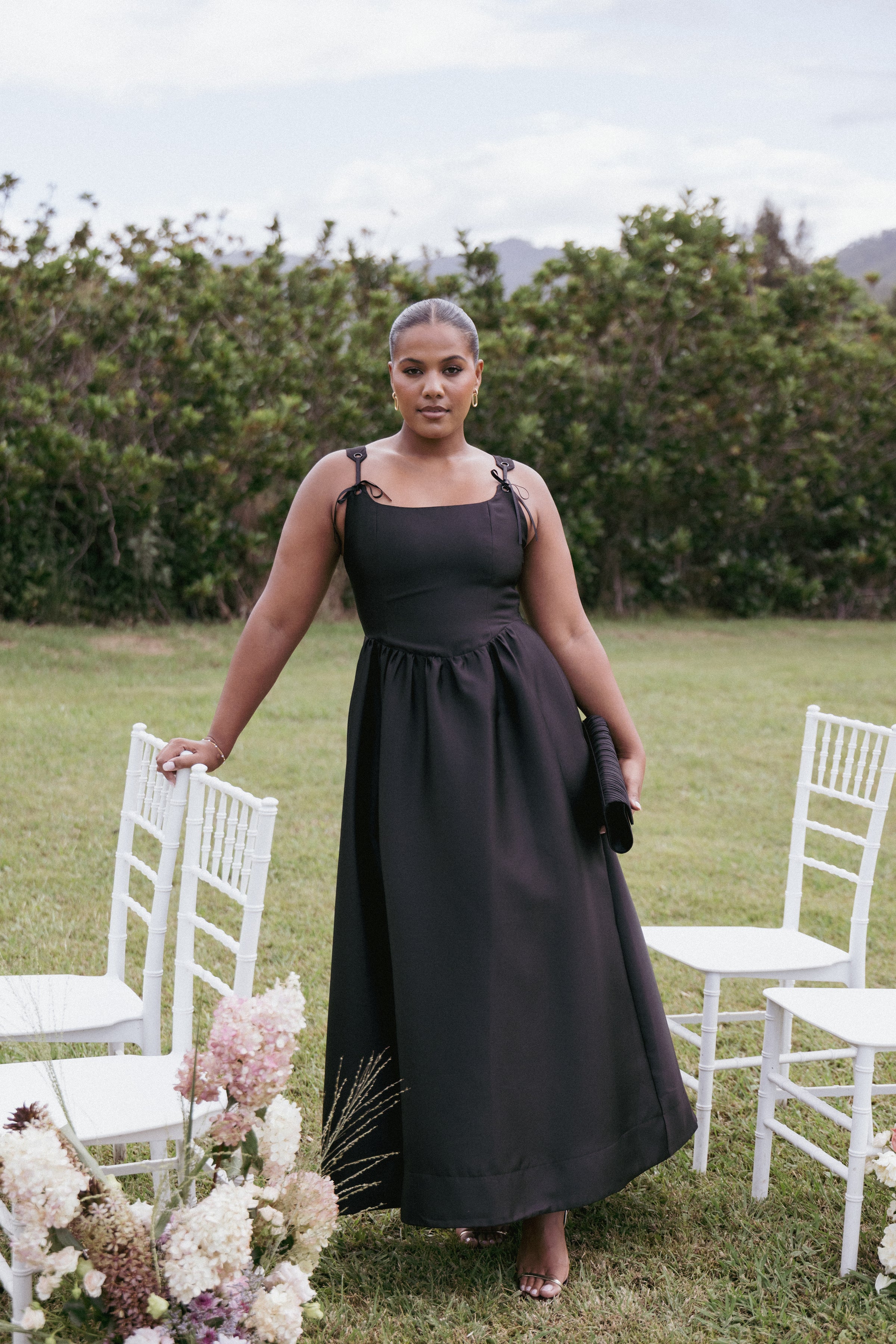 Marcelline Maxi Dress - Black