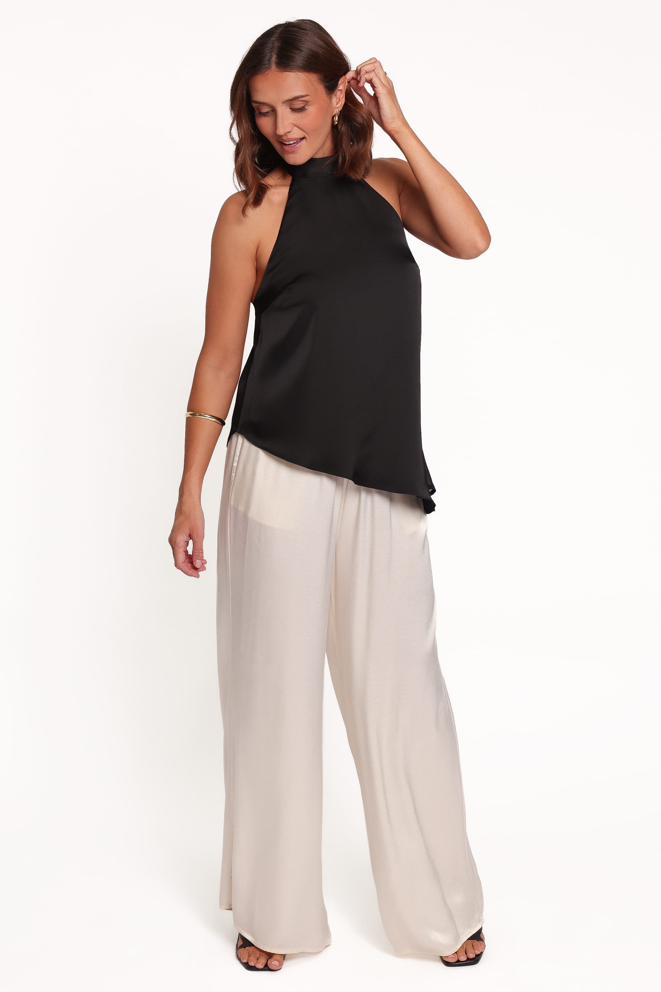 Merlin Halterneck Top - Black