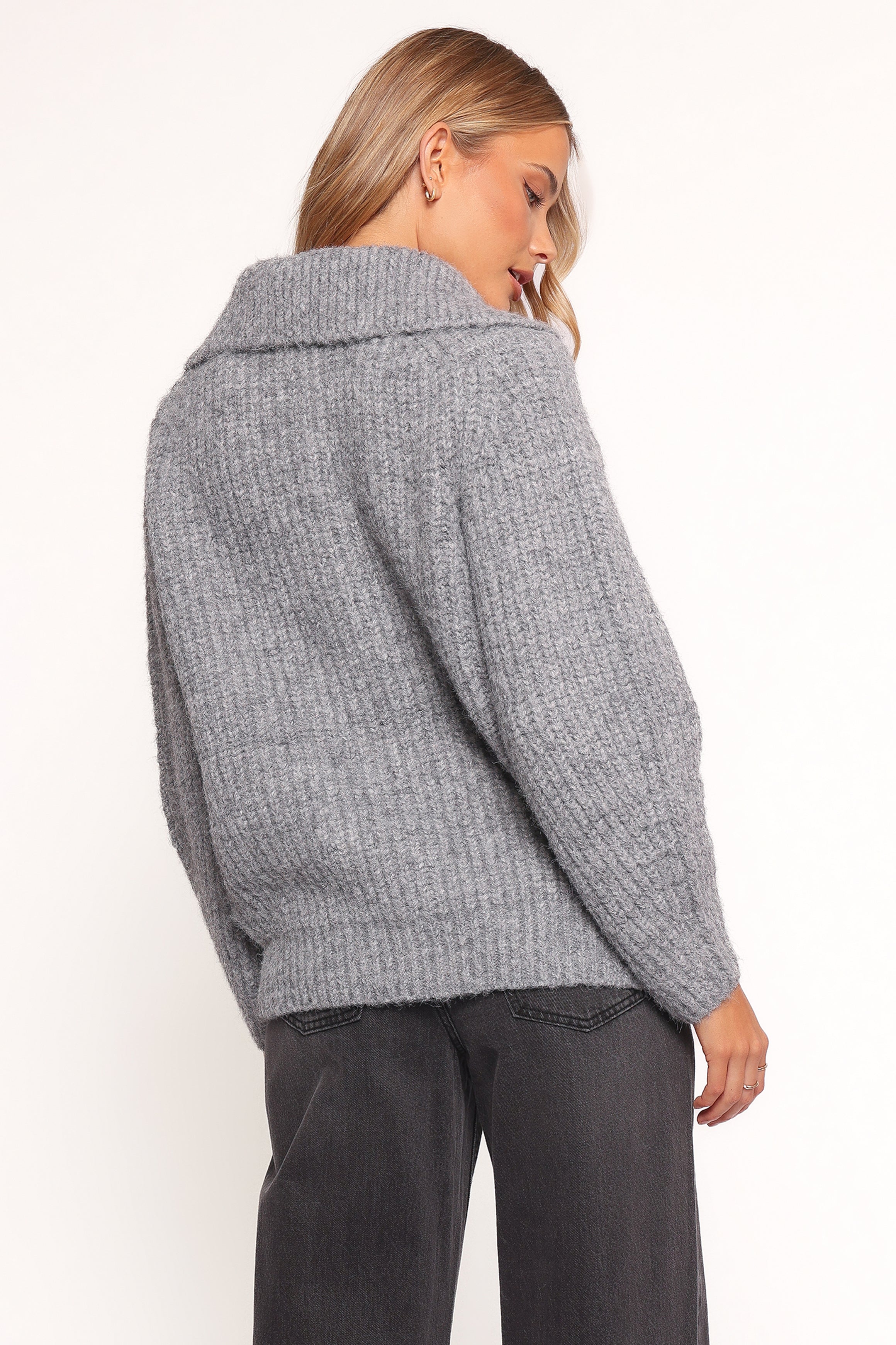 Miffy Zip Through Cardigan - Grey