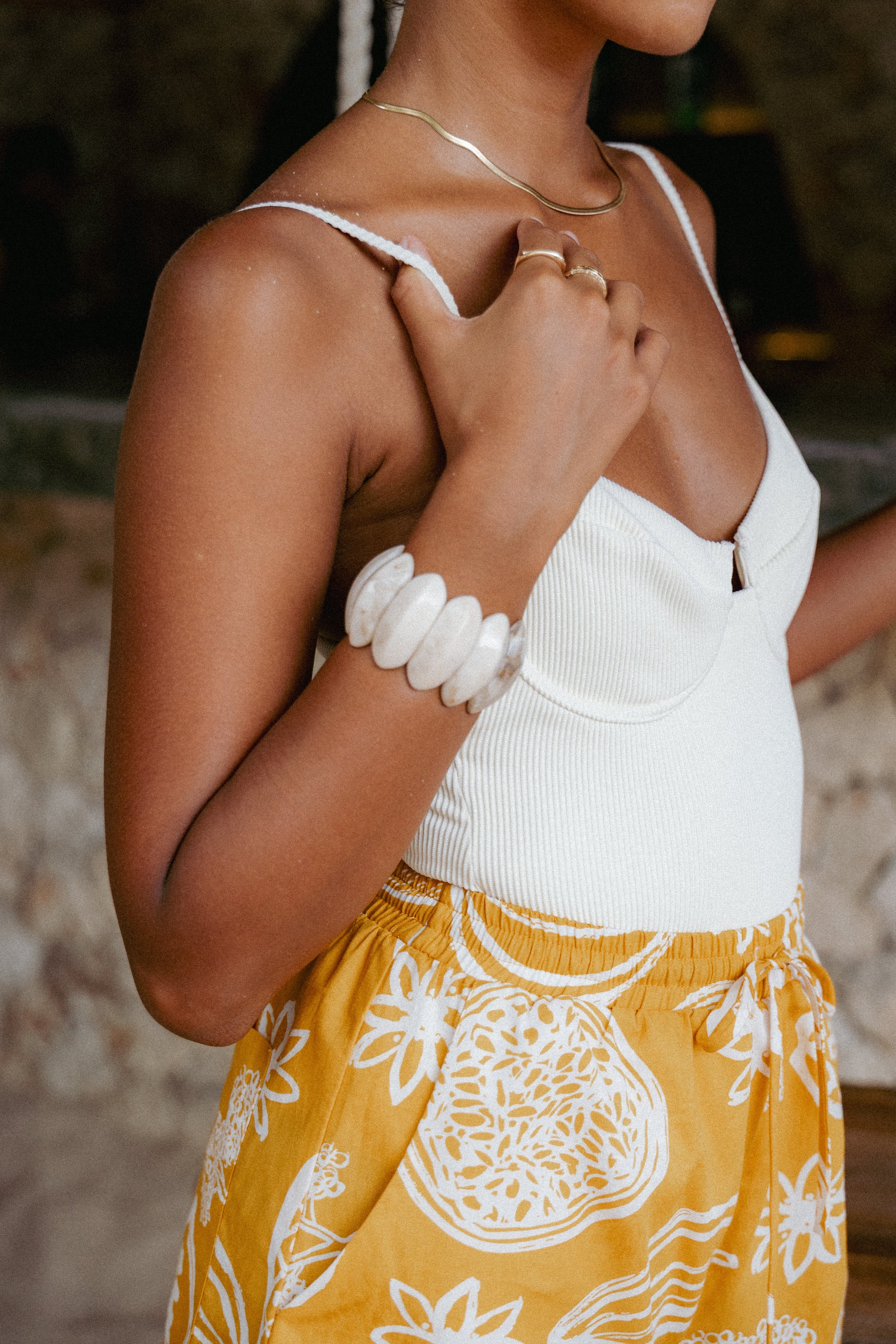 Miriam Bracelet - Cream