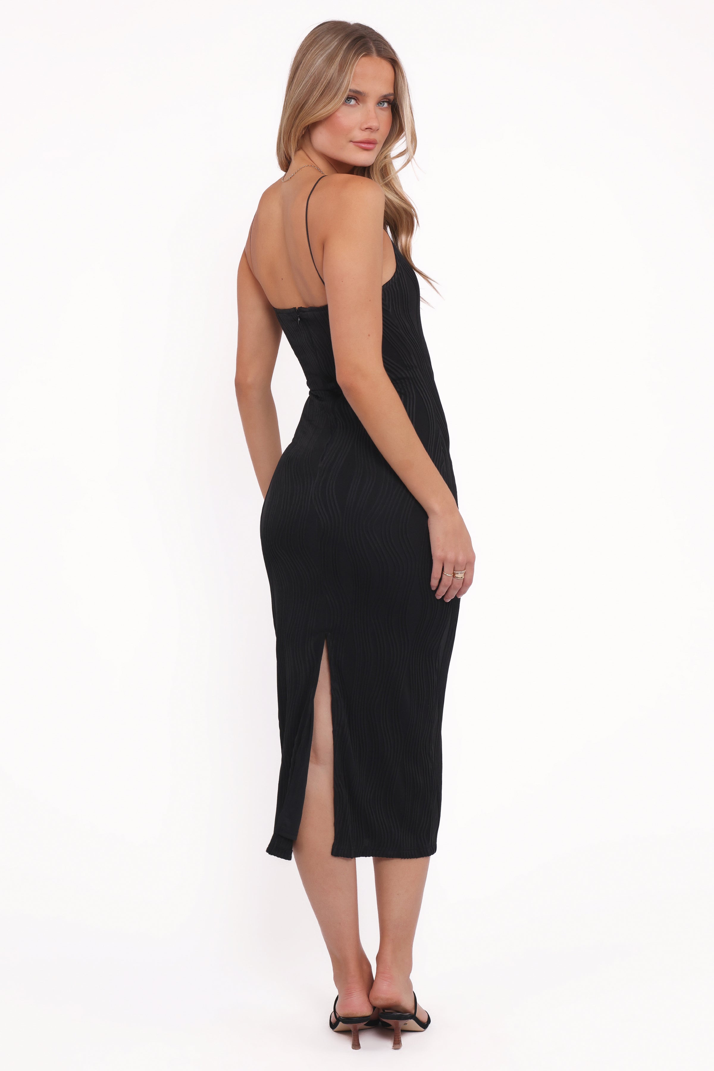 Moira Midi Dress - Black