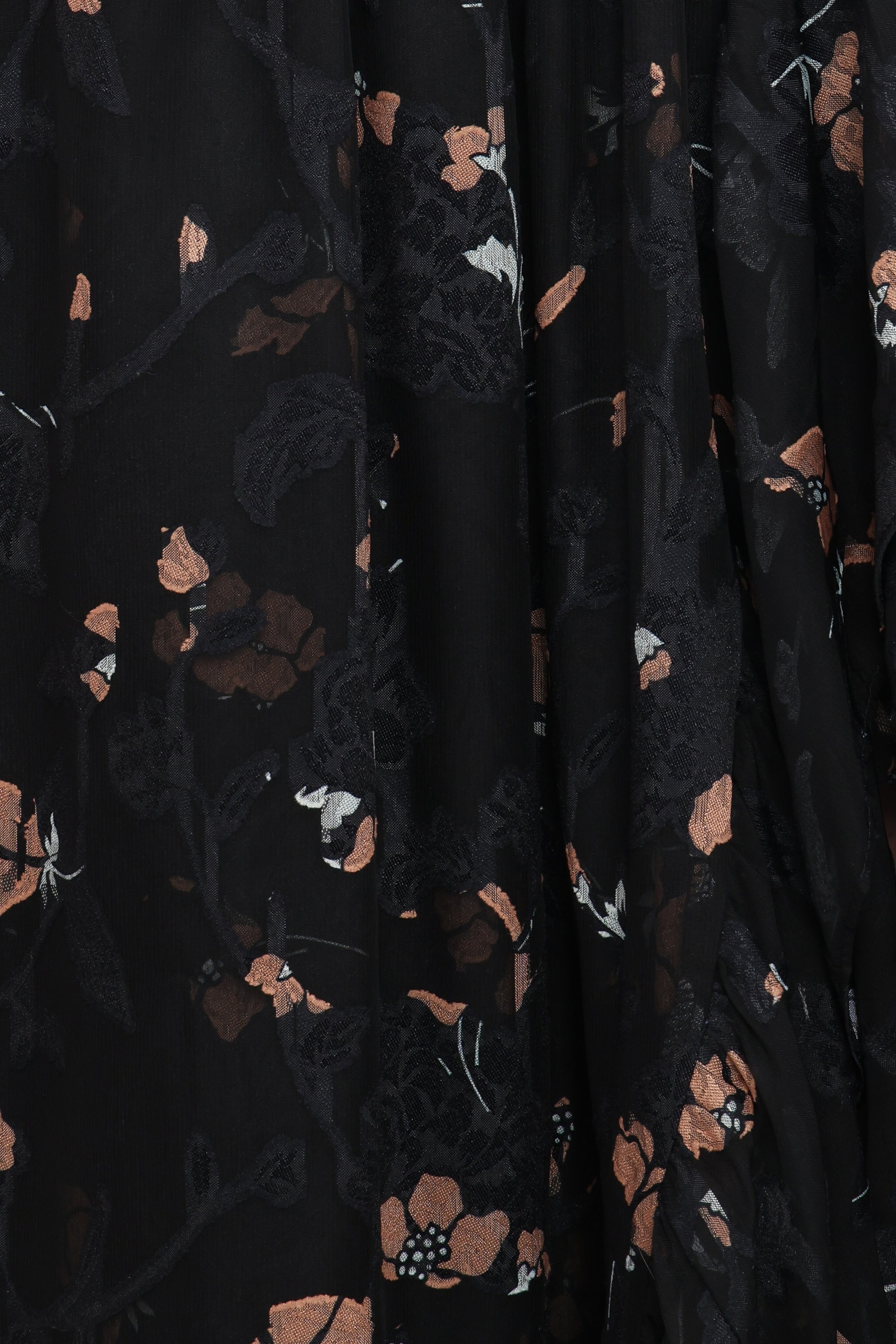 Orielle Maxi Dress - Black/Beige Floral