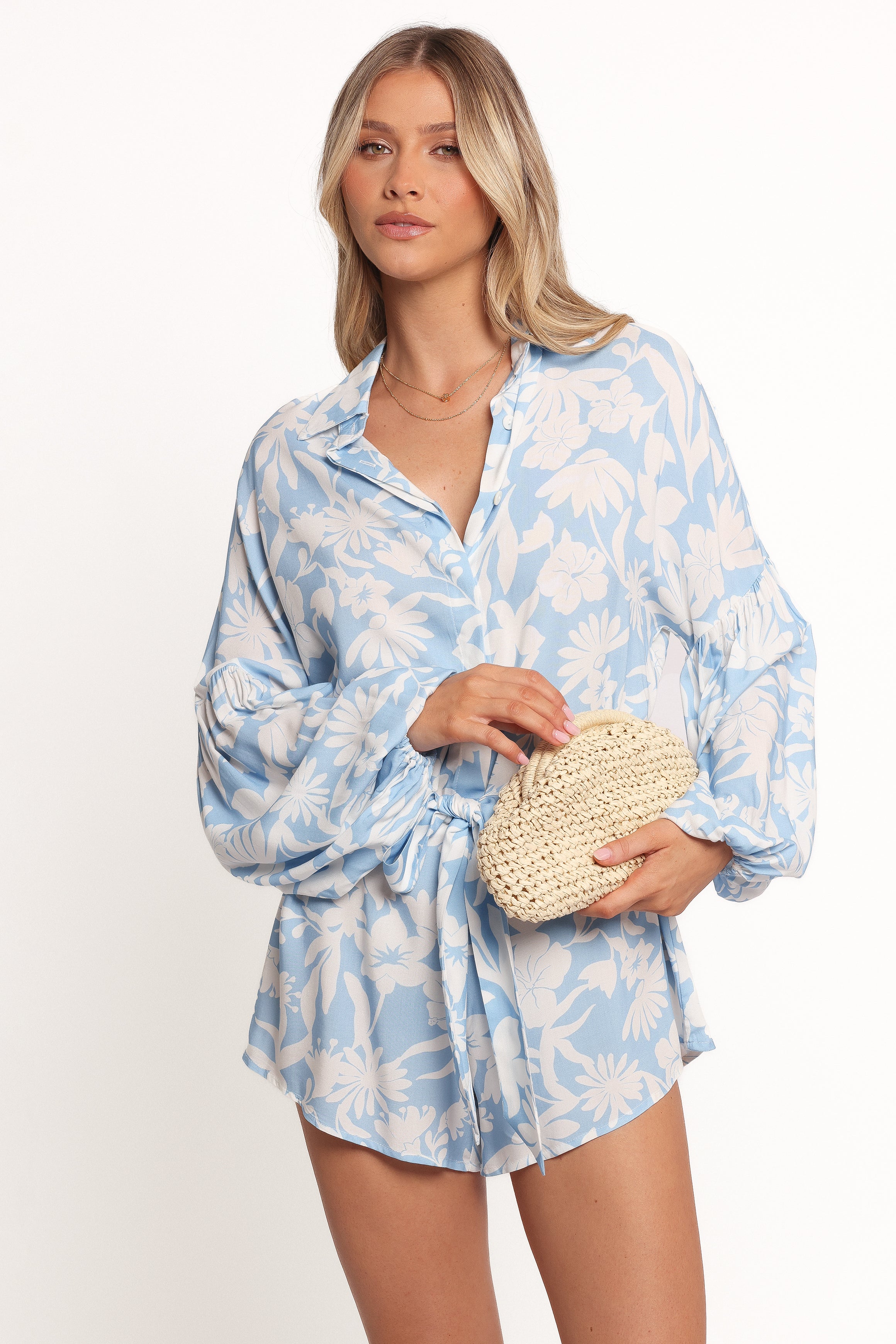 Pali Romper - Blue Floral