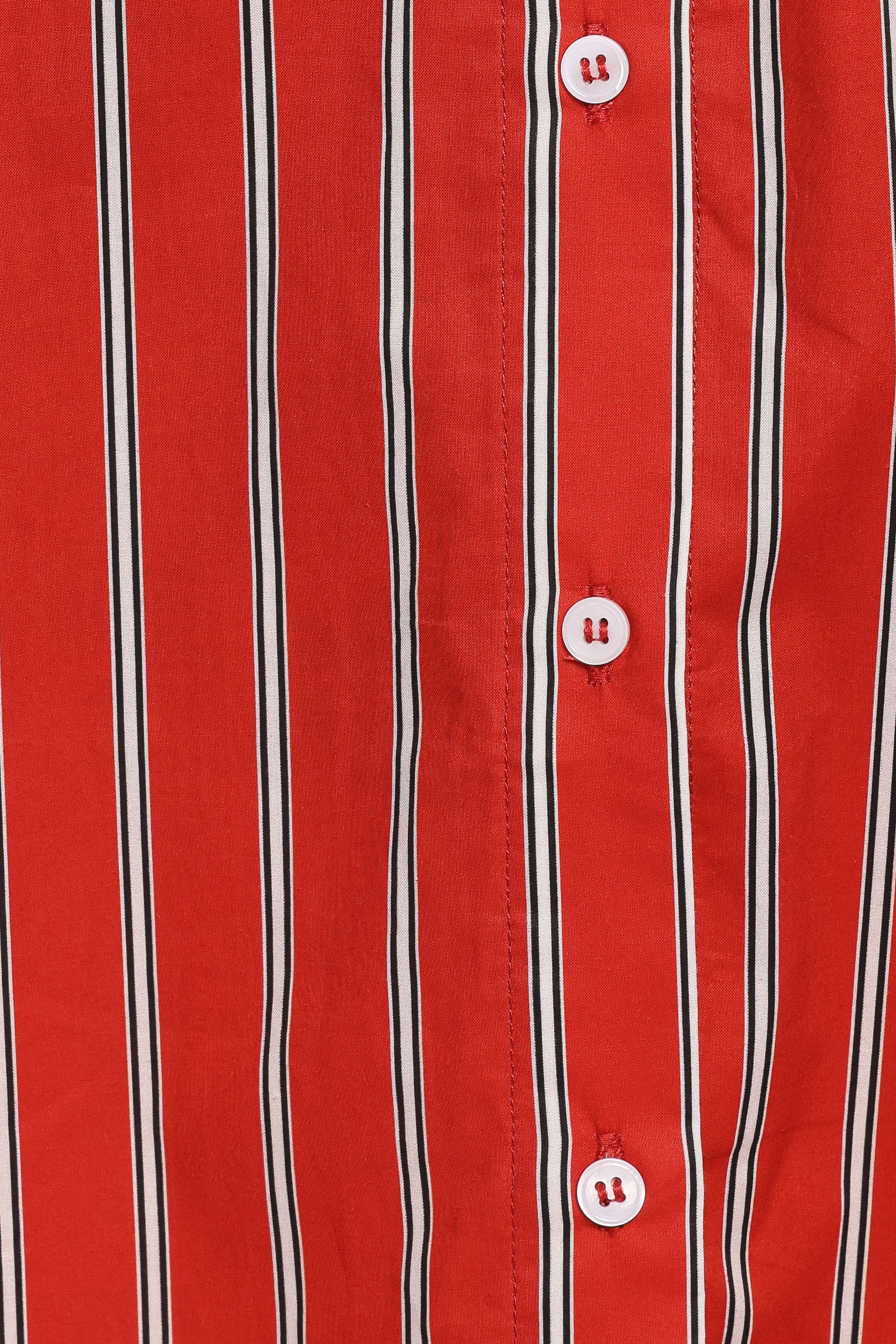 Palmer Button Down Shirt - Red Stripe