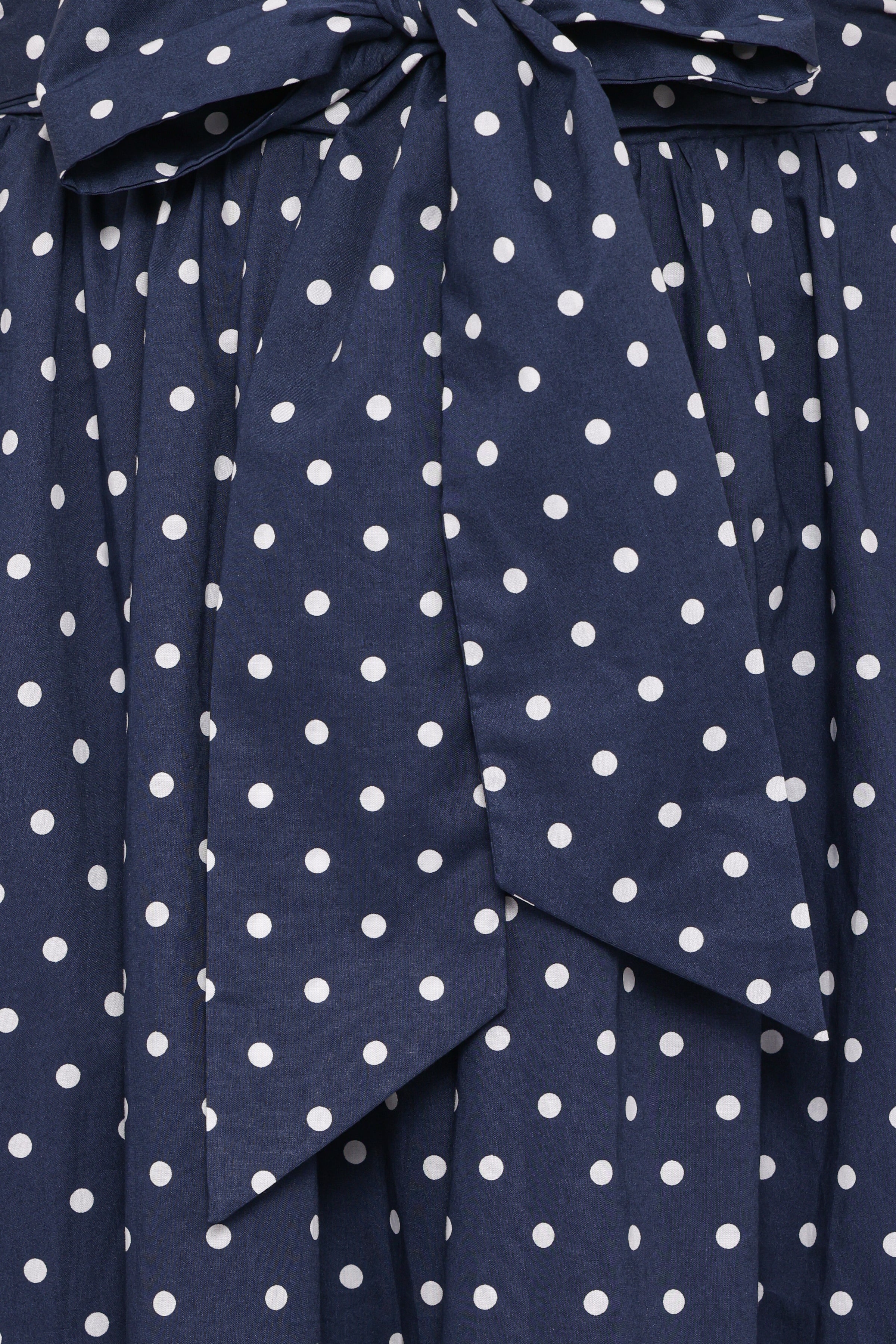 Paula Tie Waist Maxi Skirt - Navy