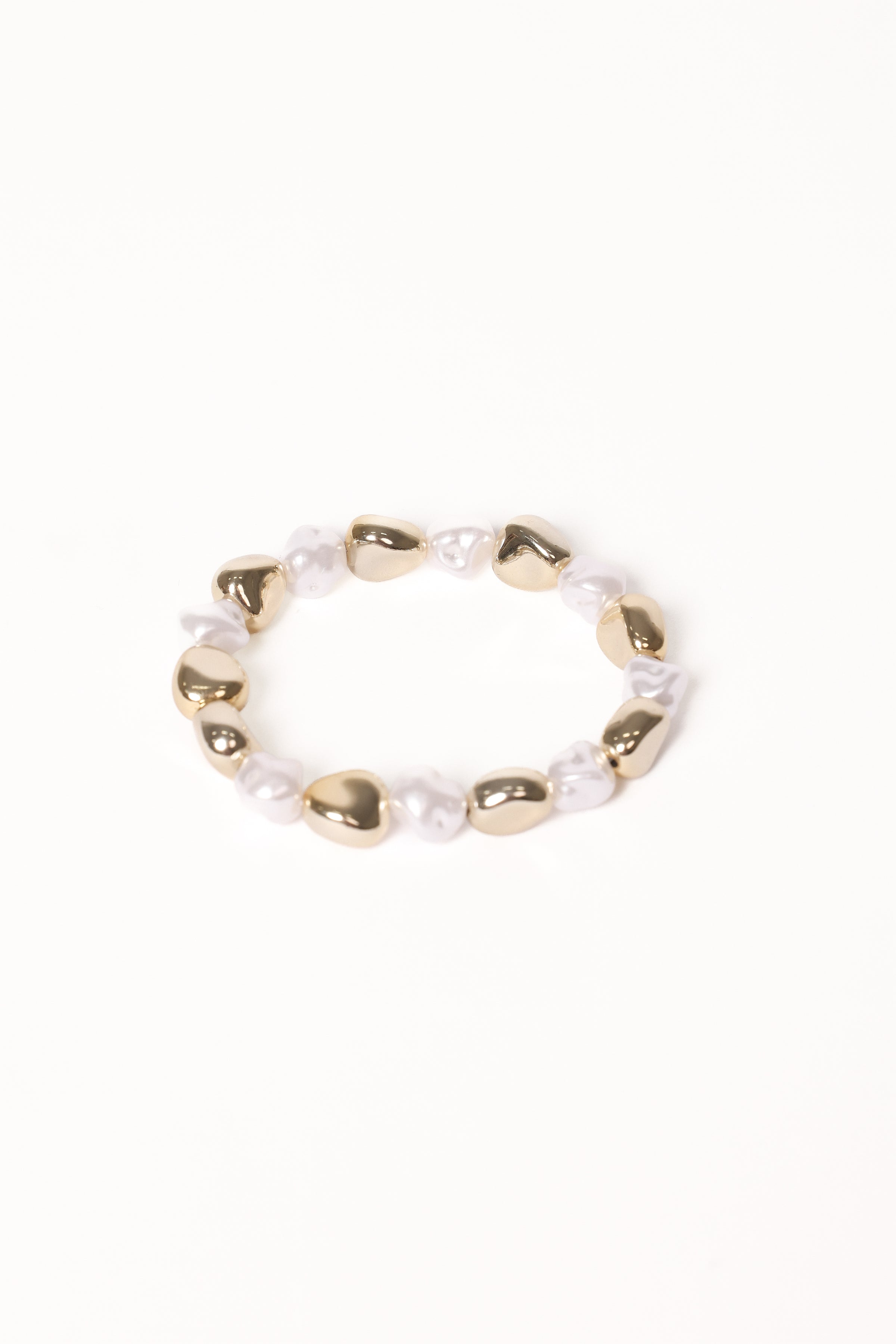 Phoenix Bracelet - Gold/Pearl