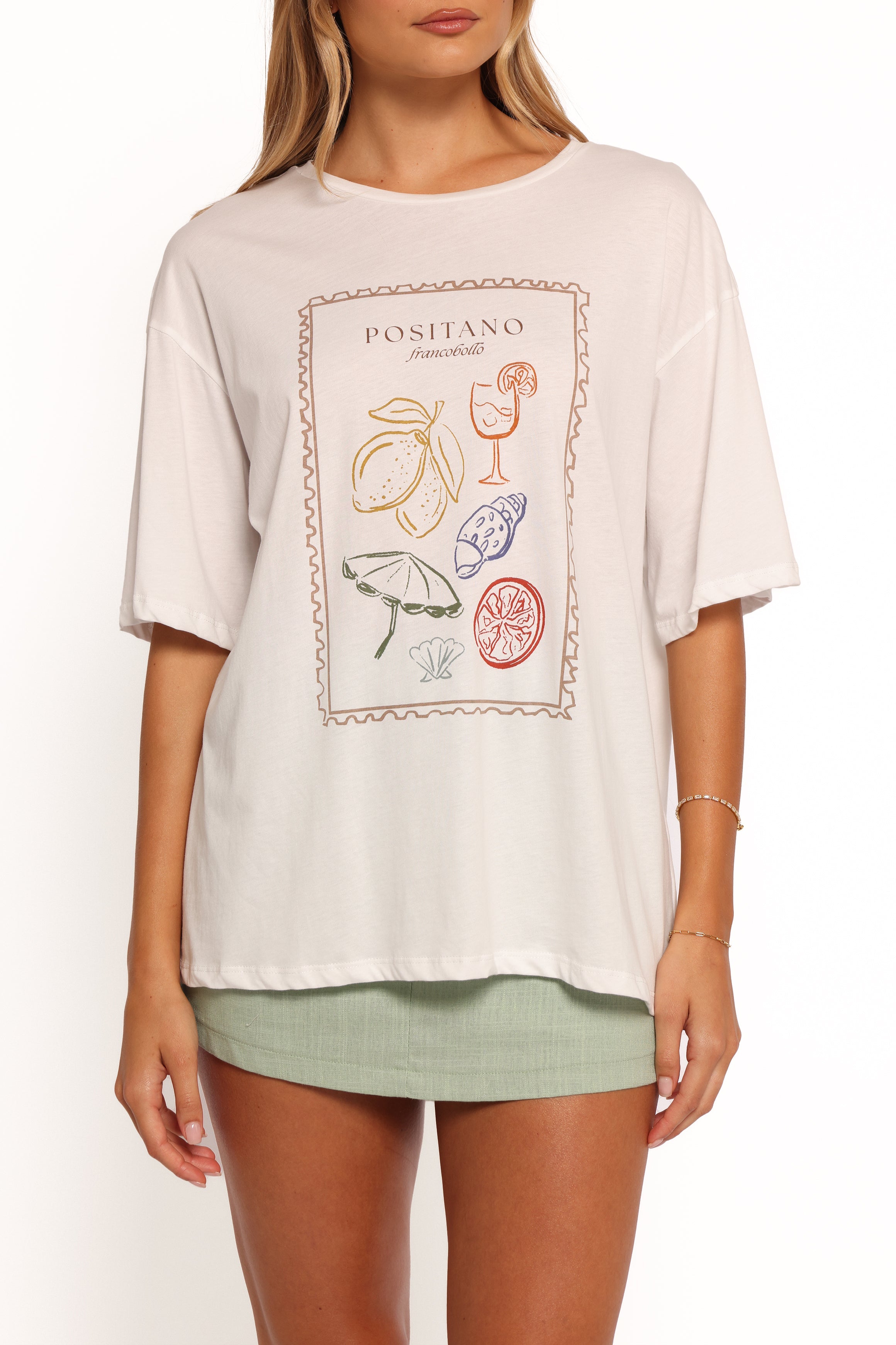 Positano Tee - White