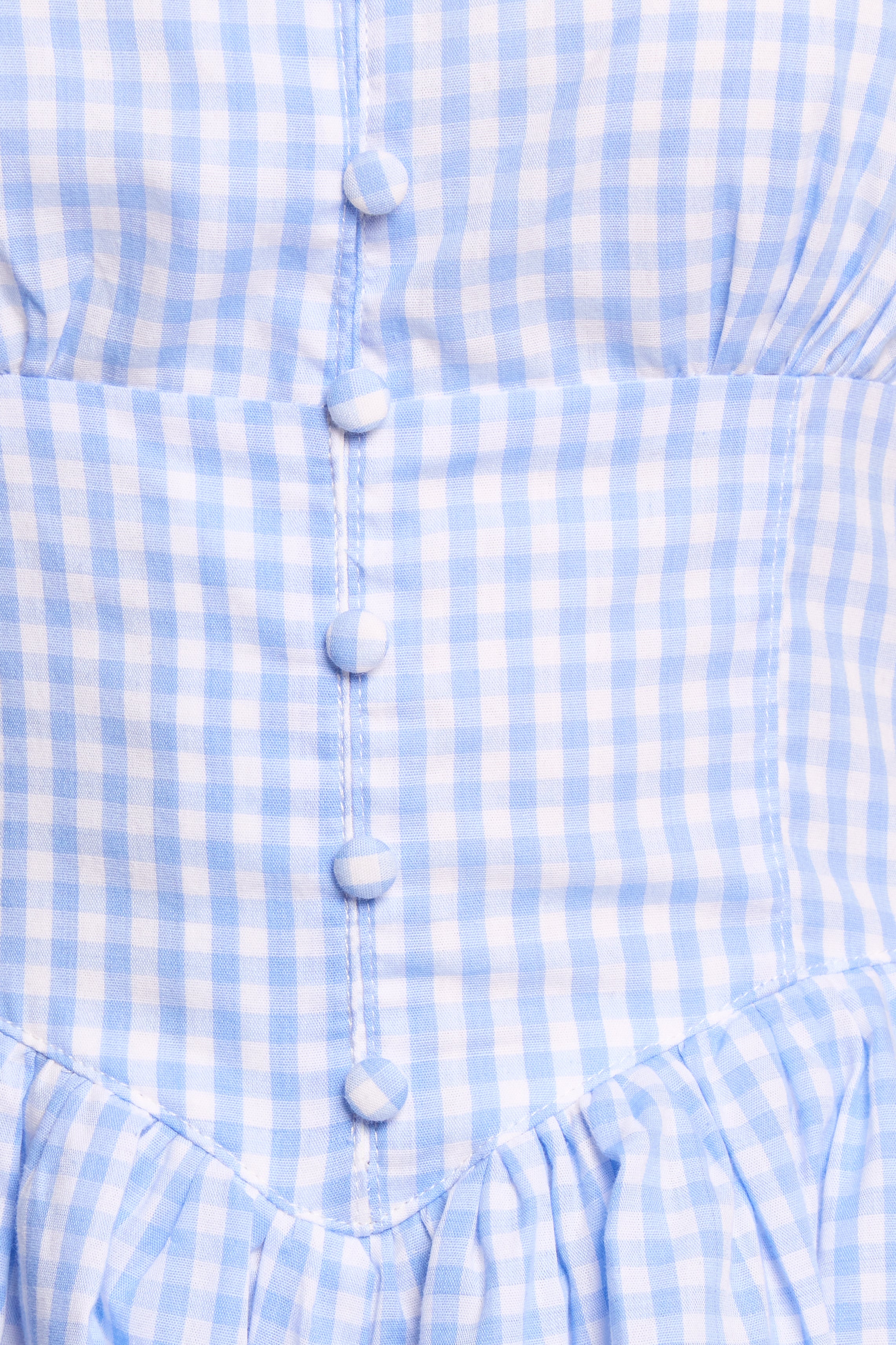 Rhea Corset Romper - Blue