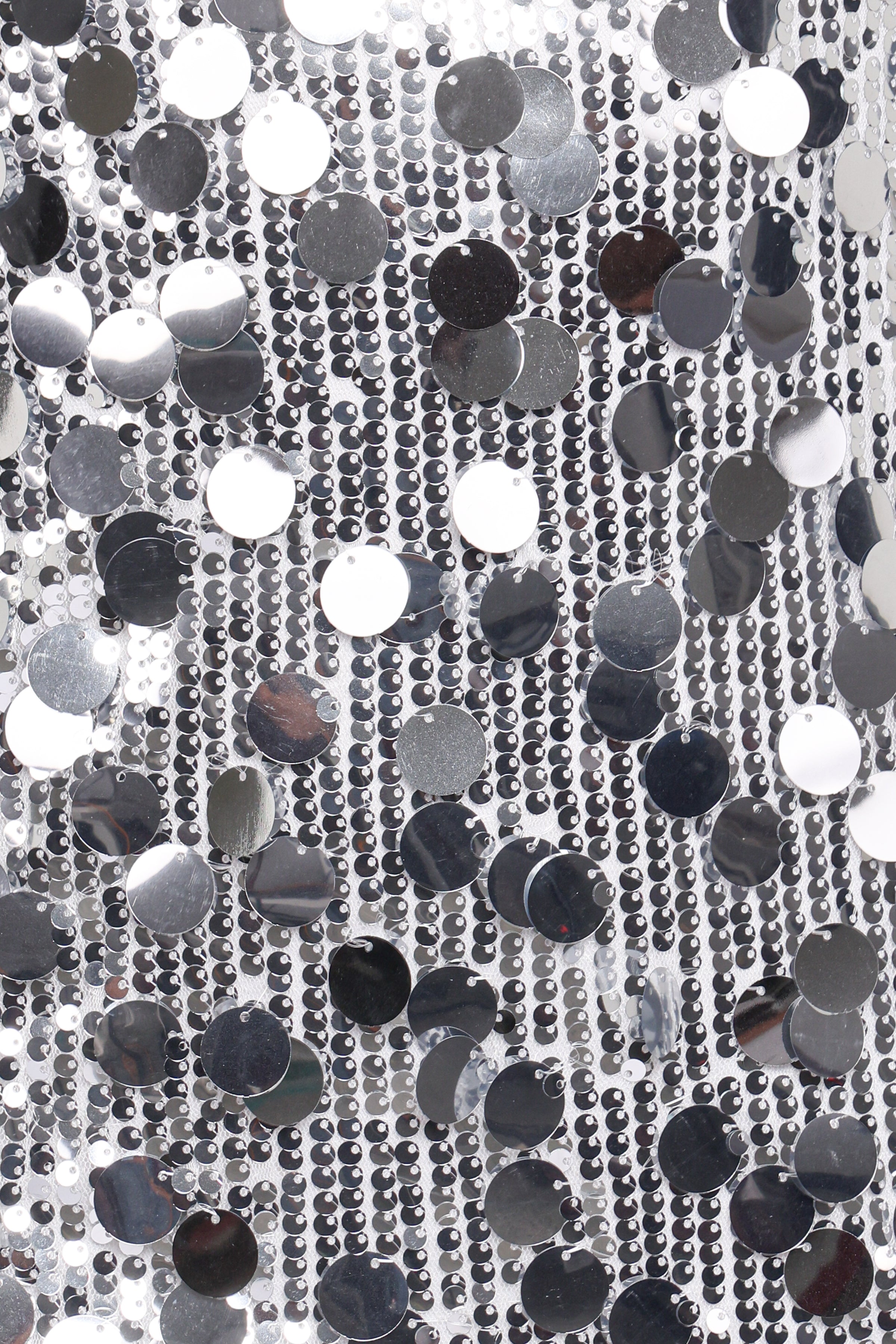 Stella Sequin Mini Dress - Silver