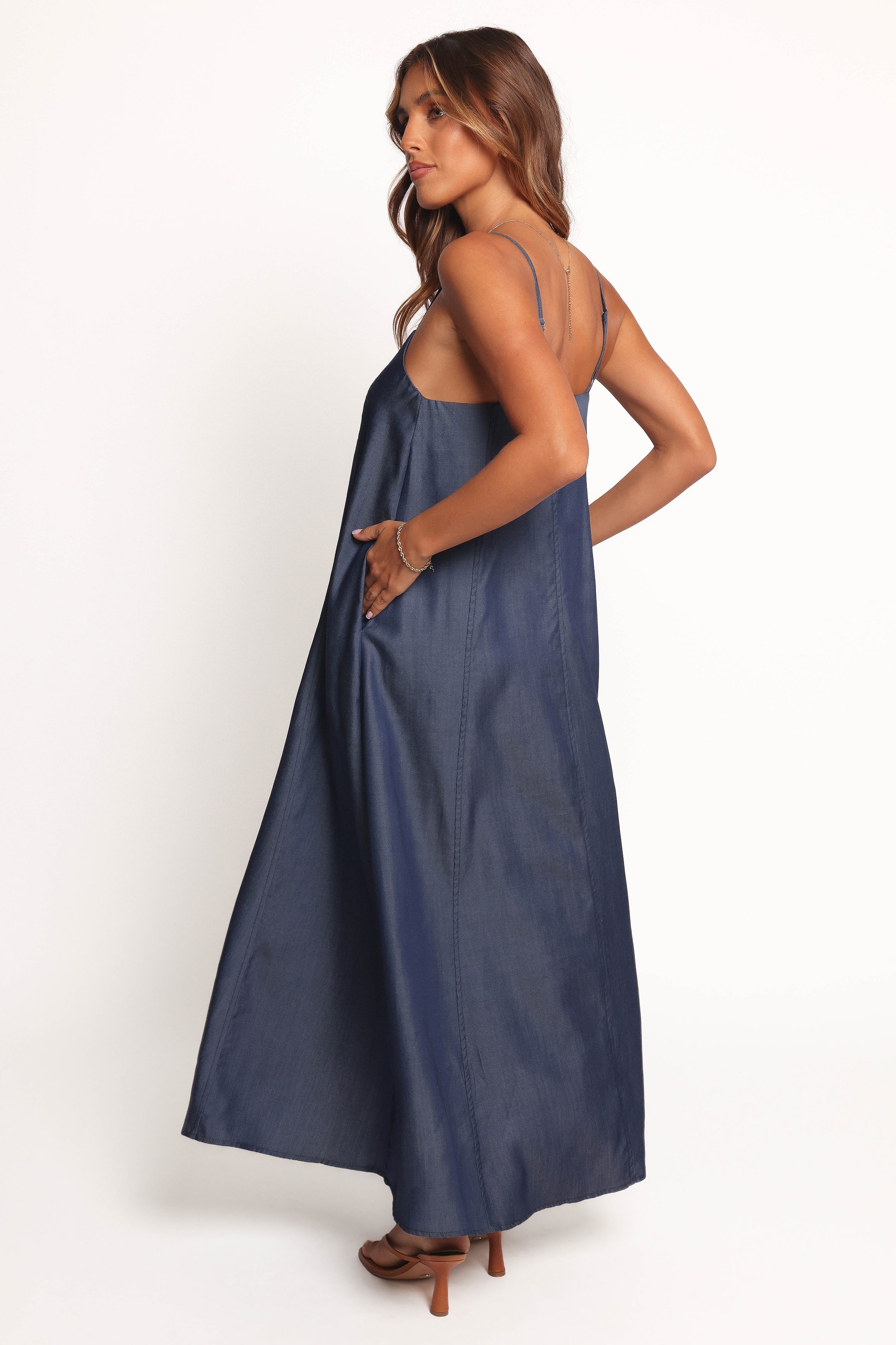 Thelma Maxi Dress - Chambray