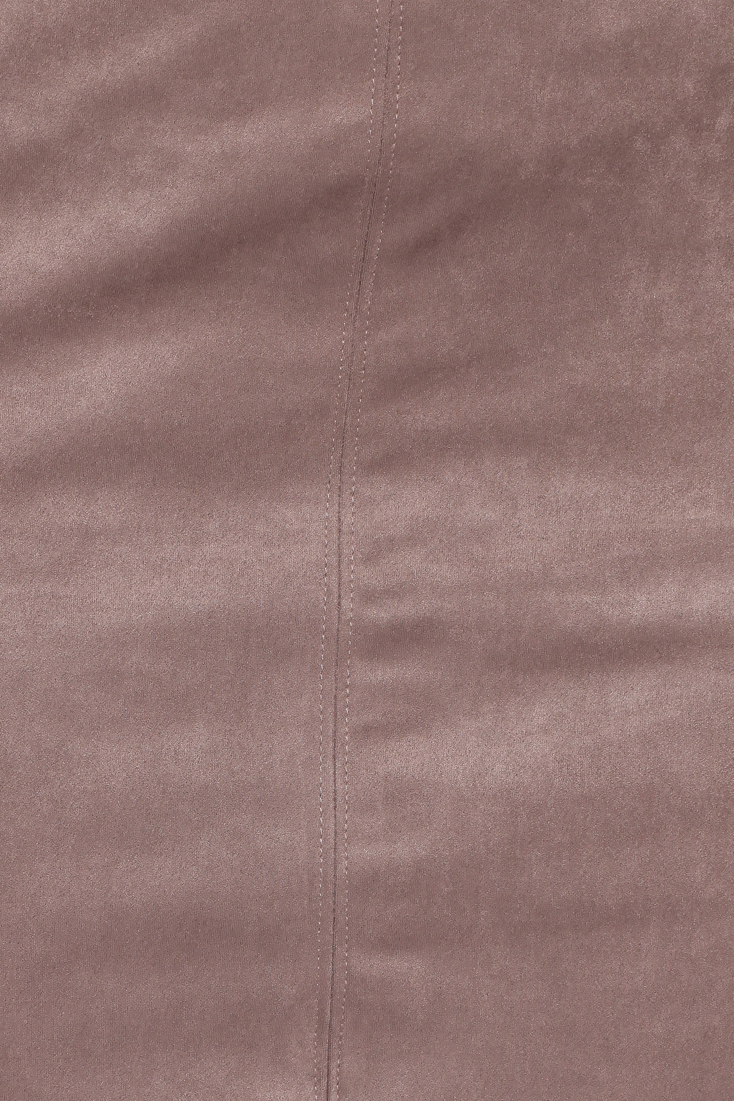 Una Suede Midi Skirt - Mushroom