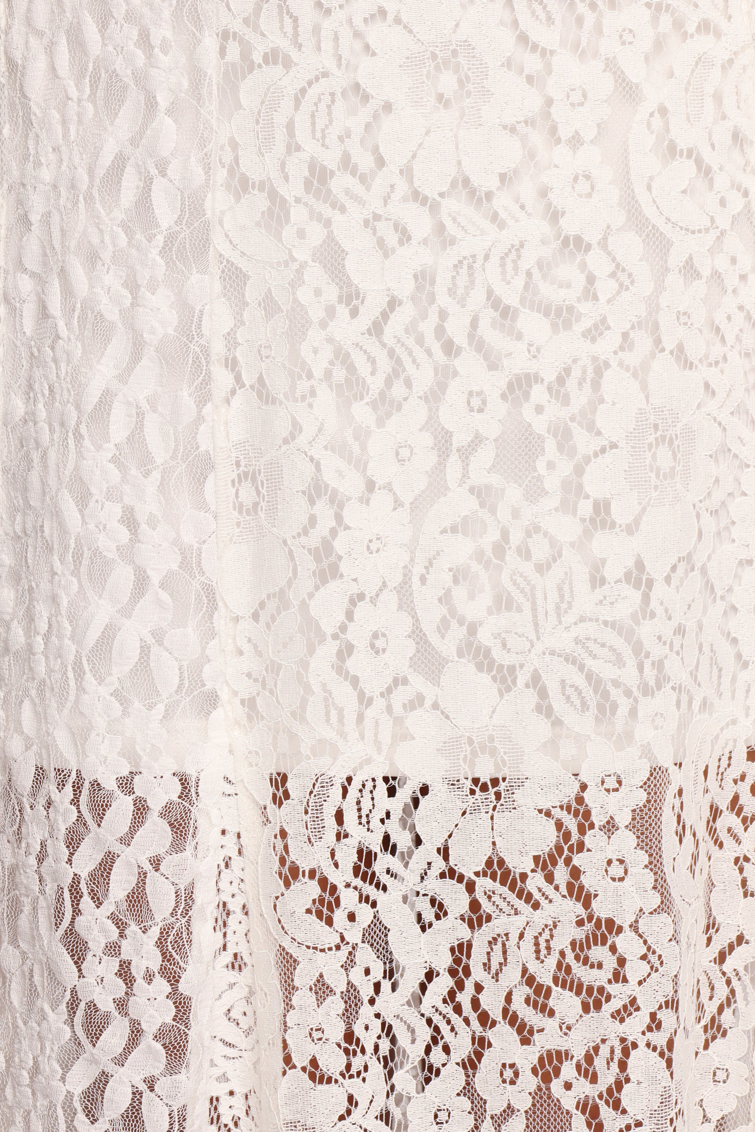 Varia Lace Maxi Dress - White