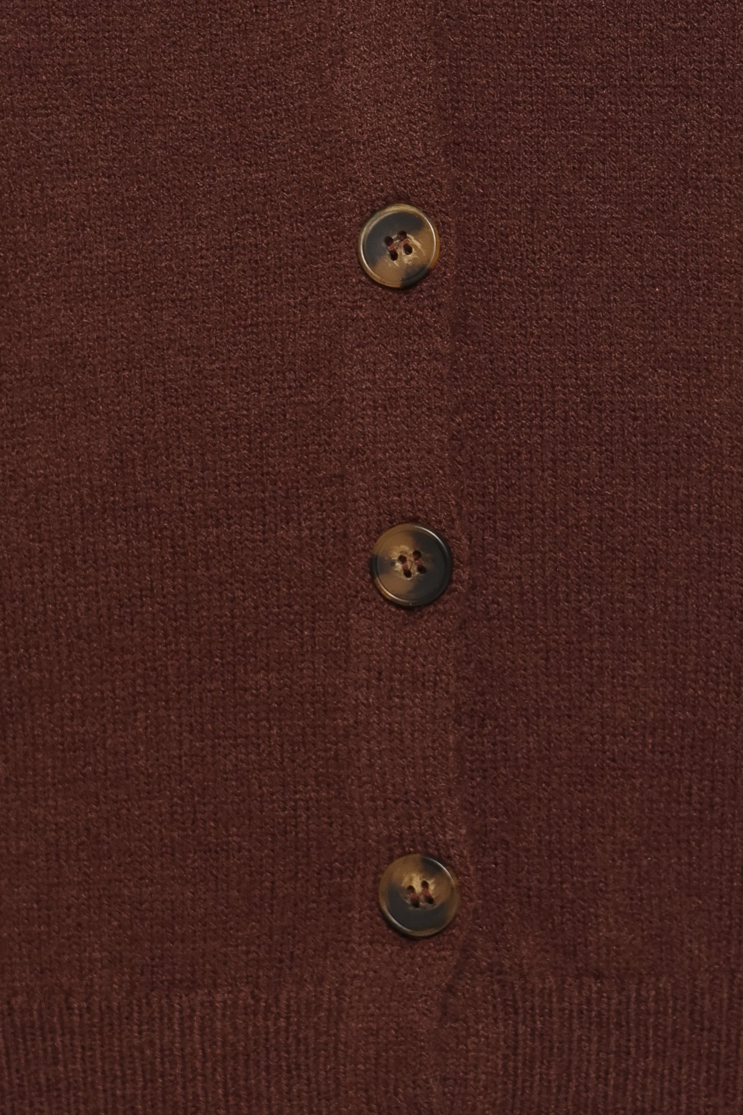 Veniza V Neck Cardigan - Brown