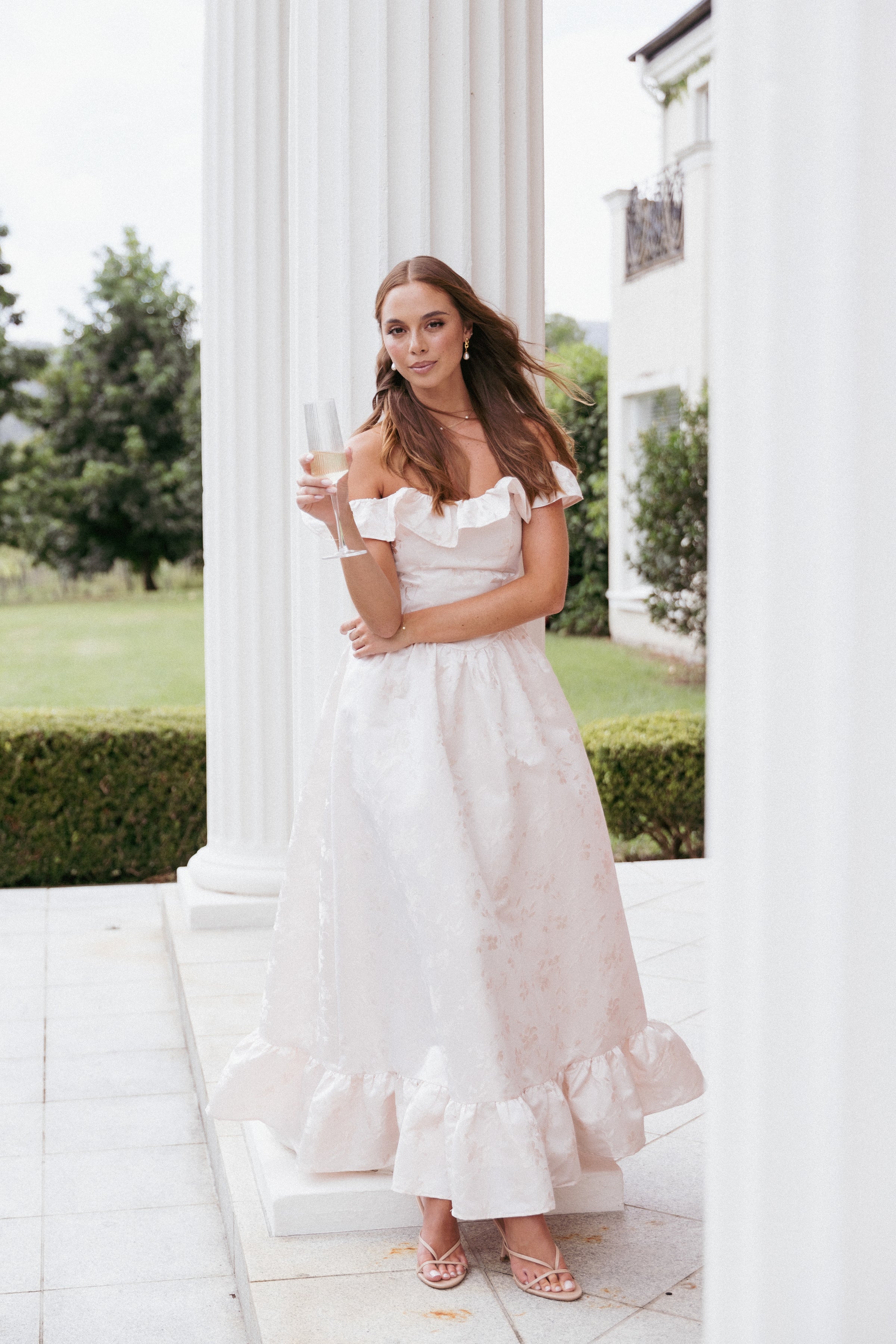 Vivien Maxi Dress - Pink