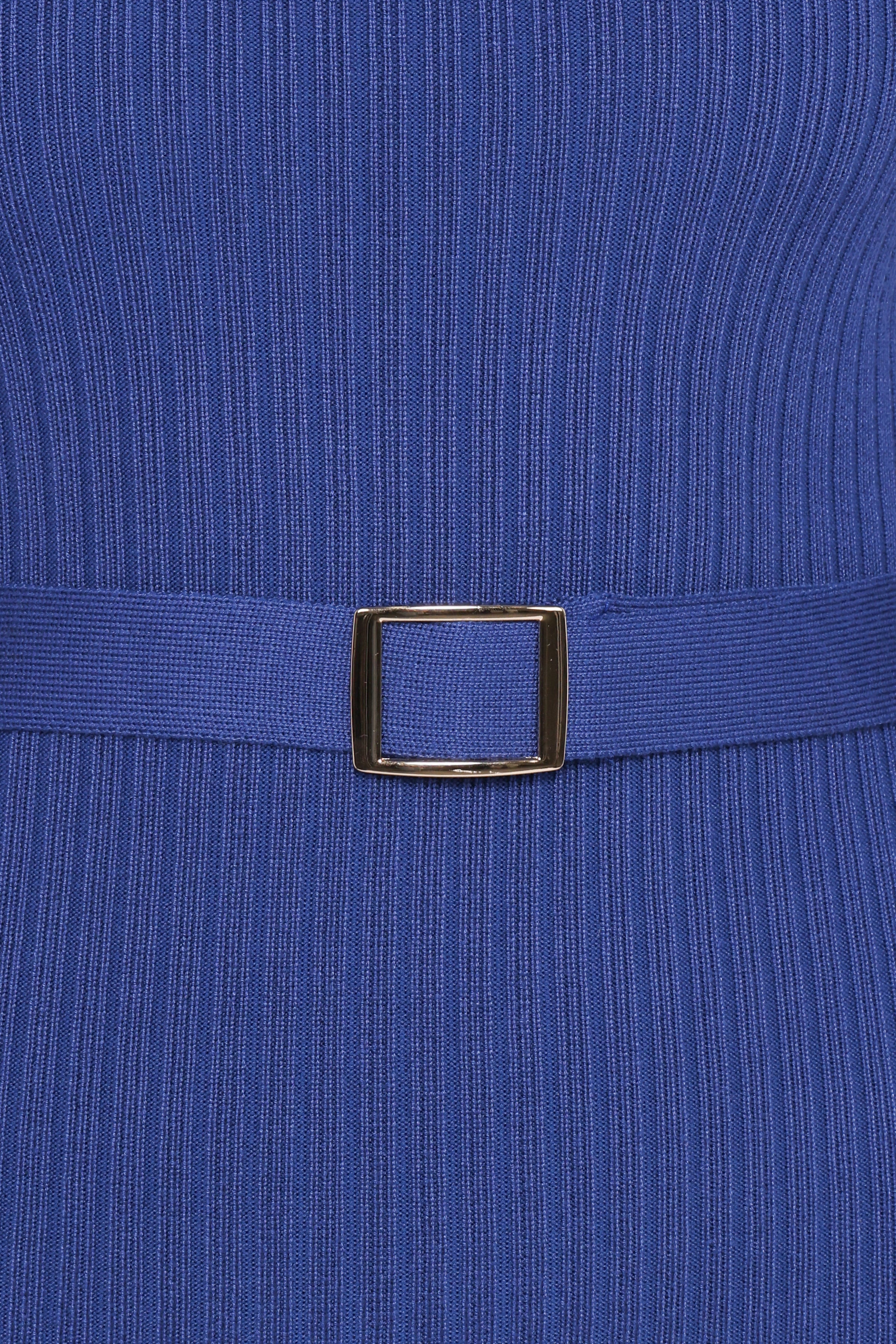 Wilda Long Sleeve Mini Dress - Navy