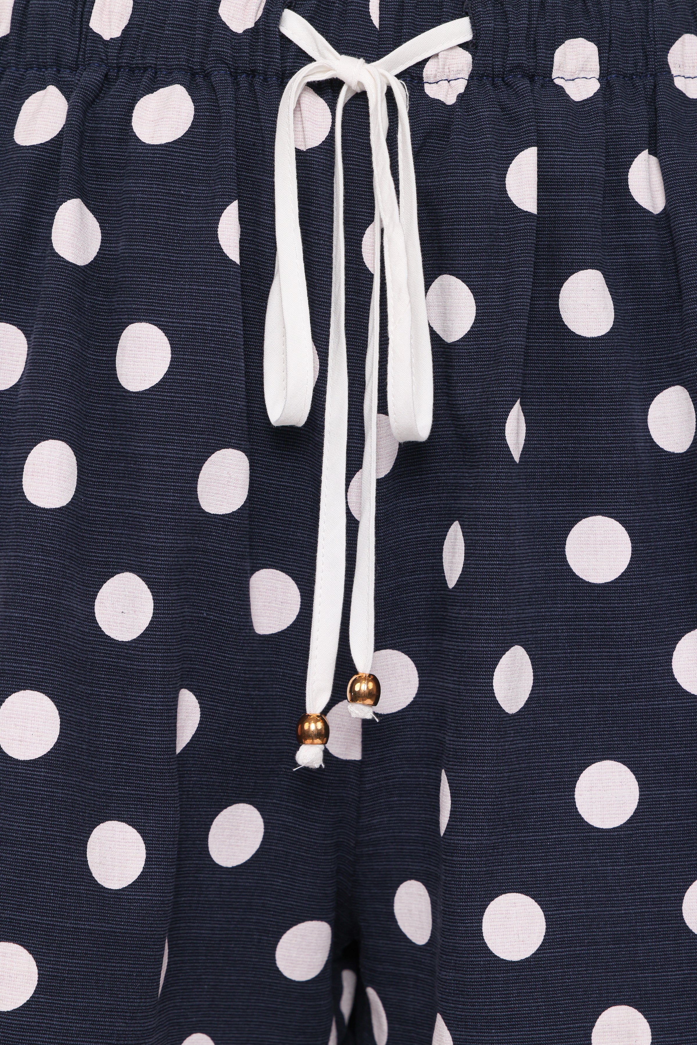 Wren Short - Navy Polka Dot
