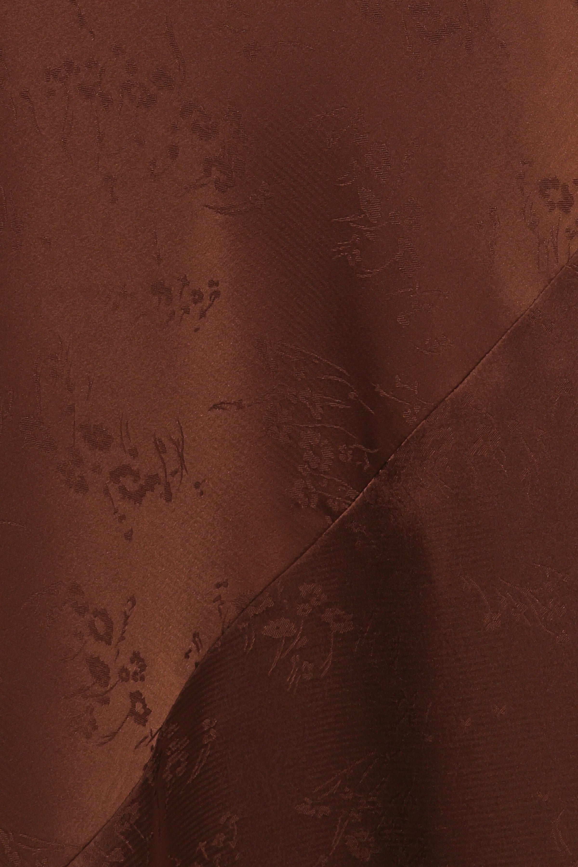 Zabrina Midi Dress - Brown Floral