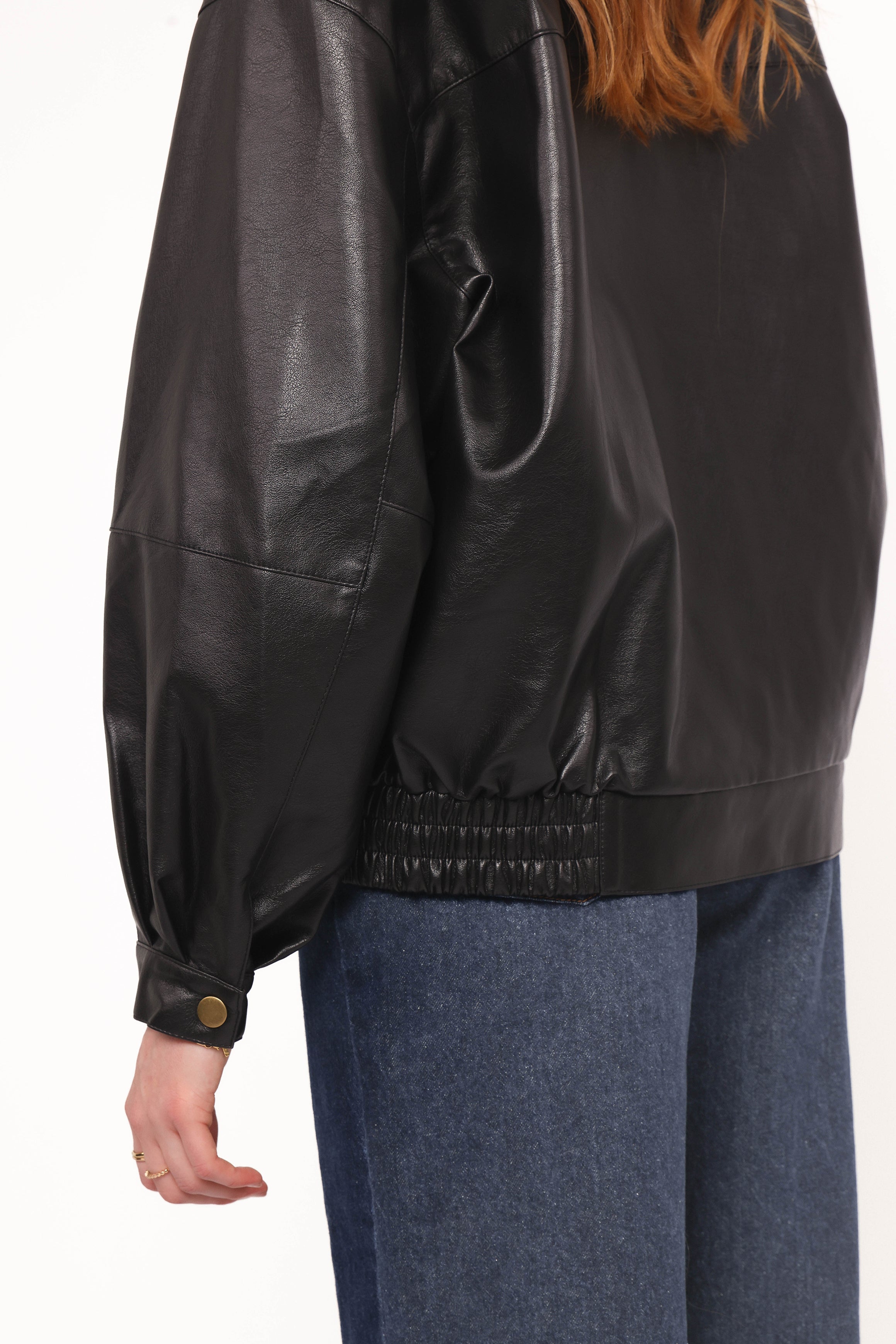 Zoe Bomber Jacket - Black