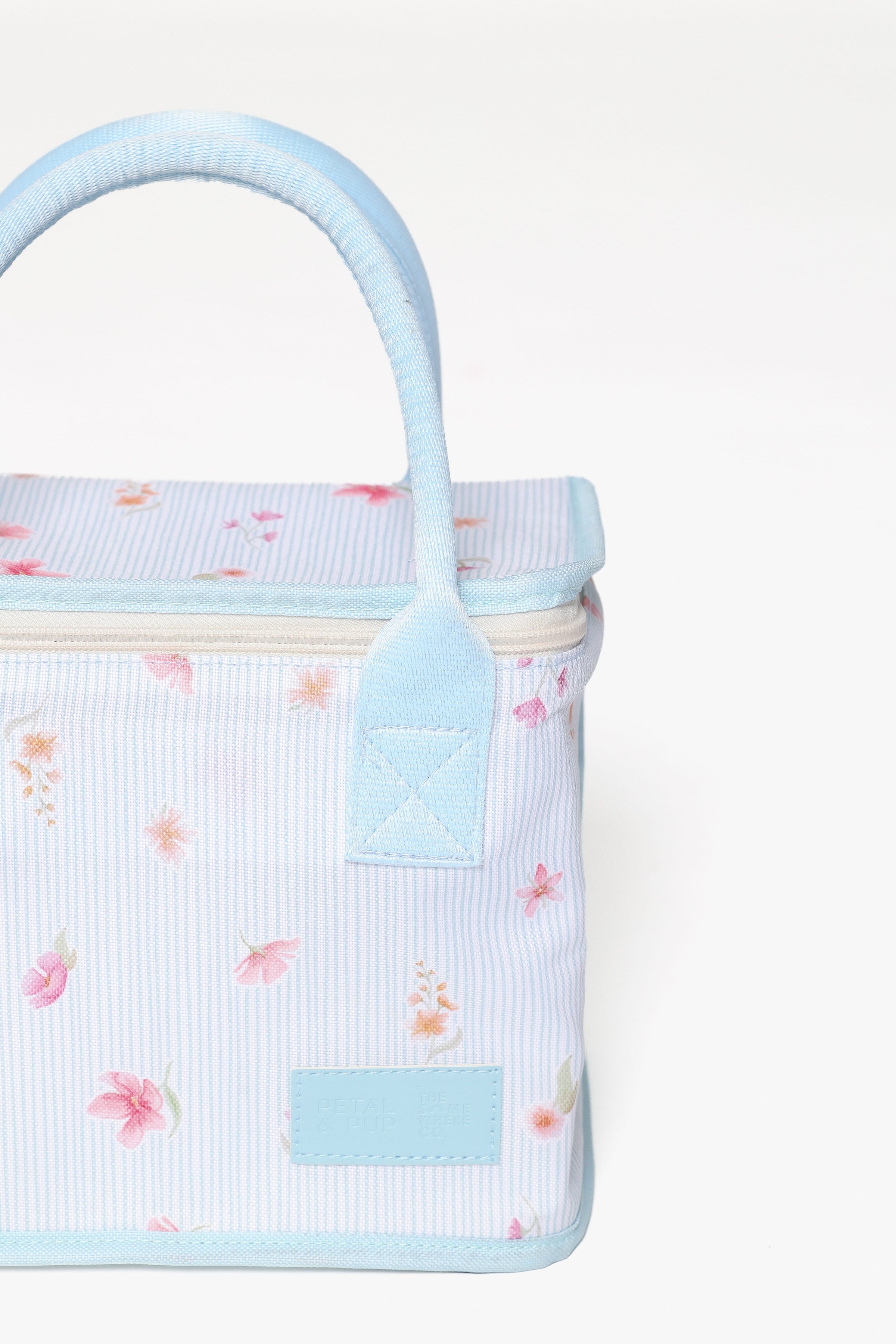ACCESSORIES The Graze Lunch Bag - Blue Garden Stripe