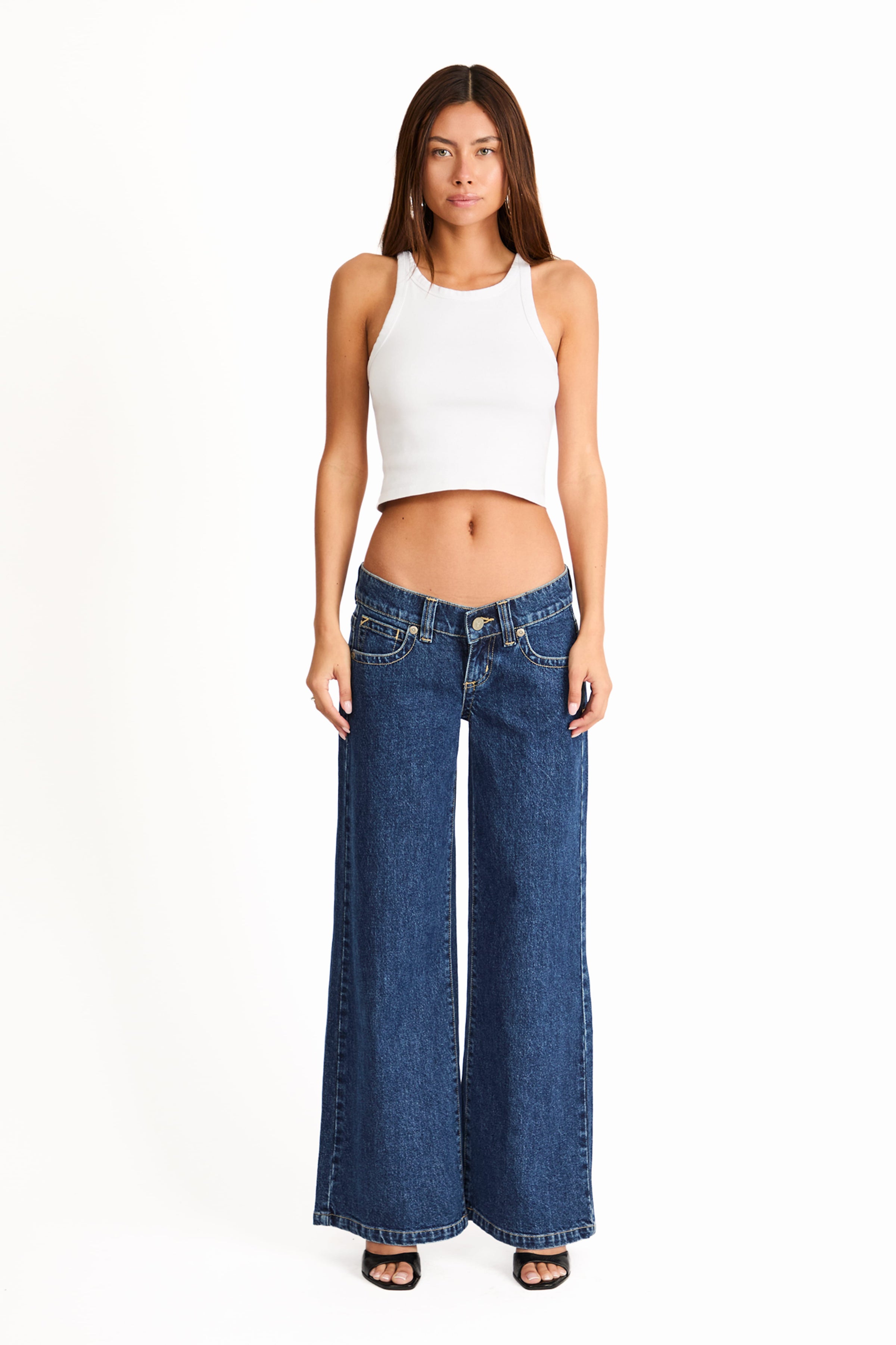 BOTTOMS Abrand 00 Wide Leg Jeans - Tara