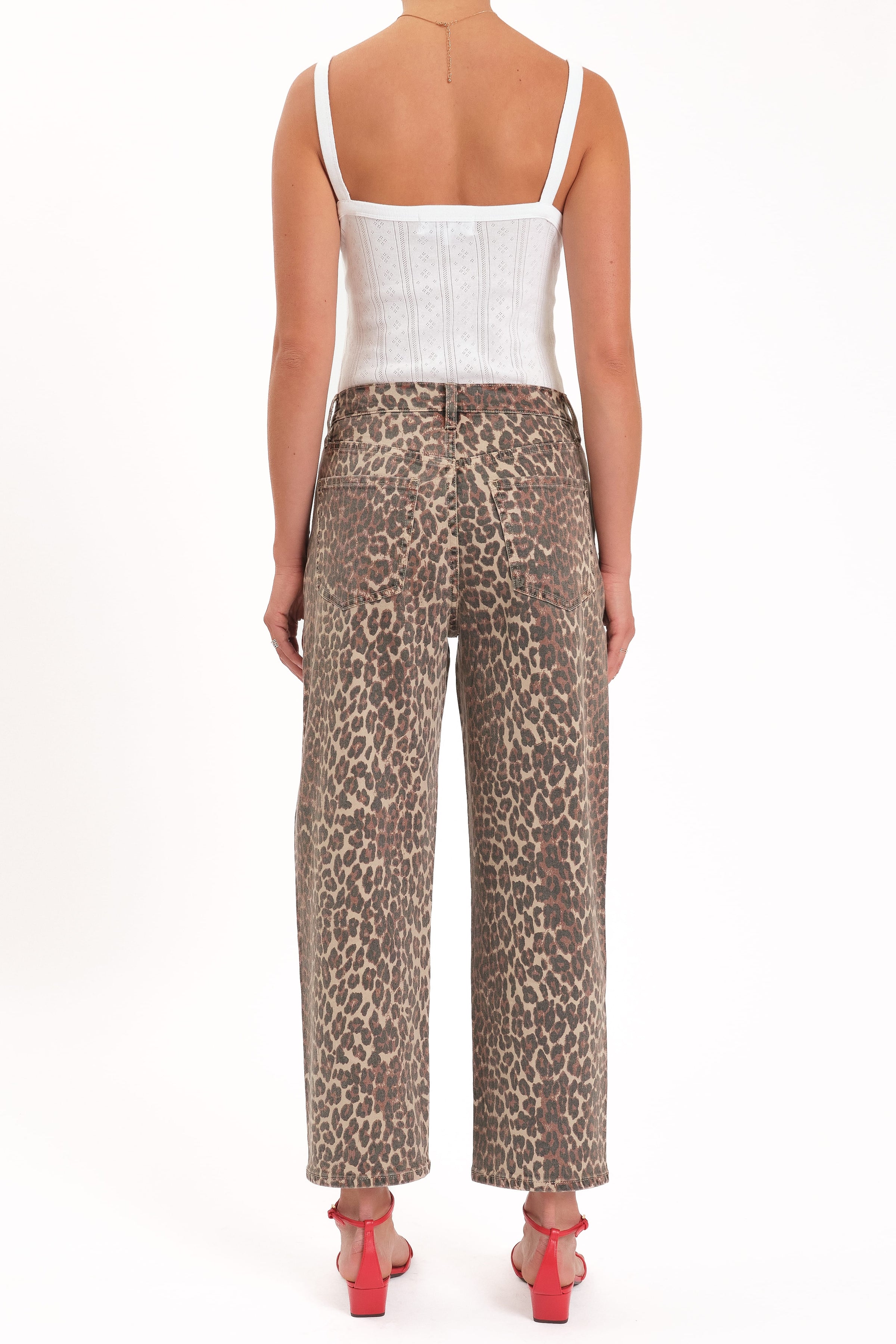BOTTOMS Daze Westward Barrel Leg Jeans - Cool Cat