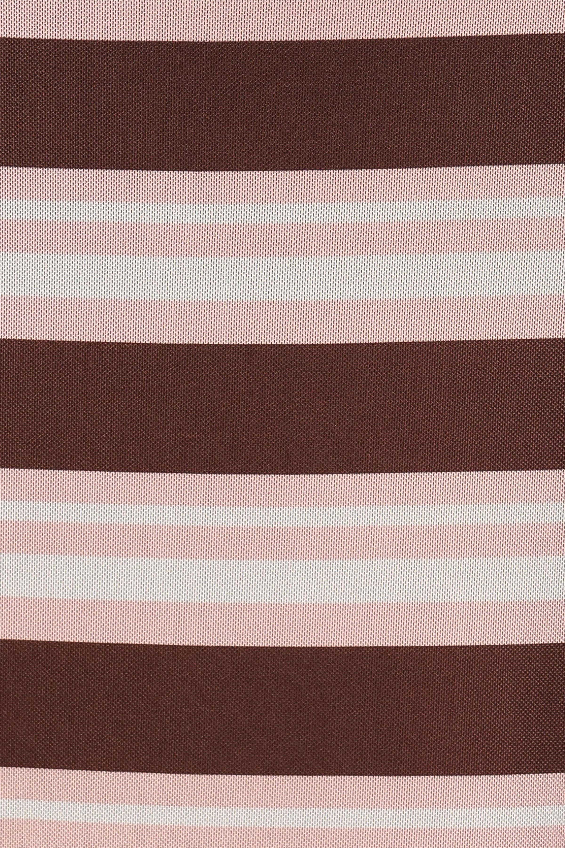 BOTTOMS Dia Mesh Column Skirt - Pink/Brown Stripe
