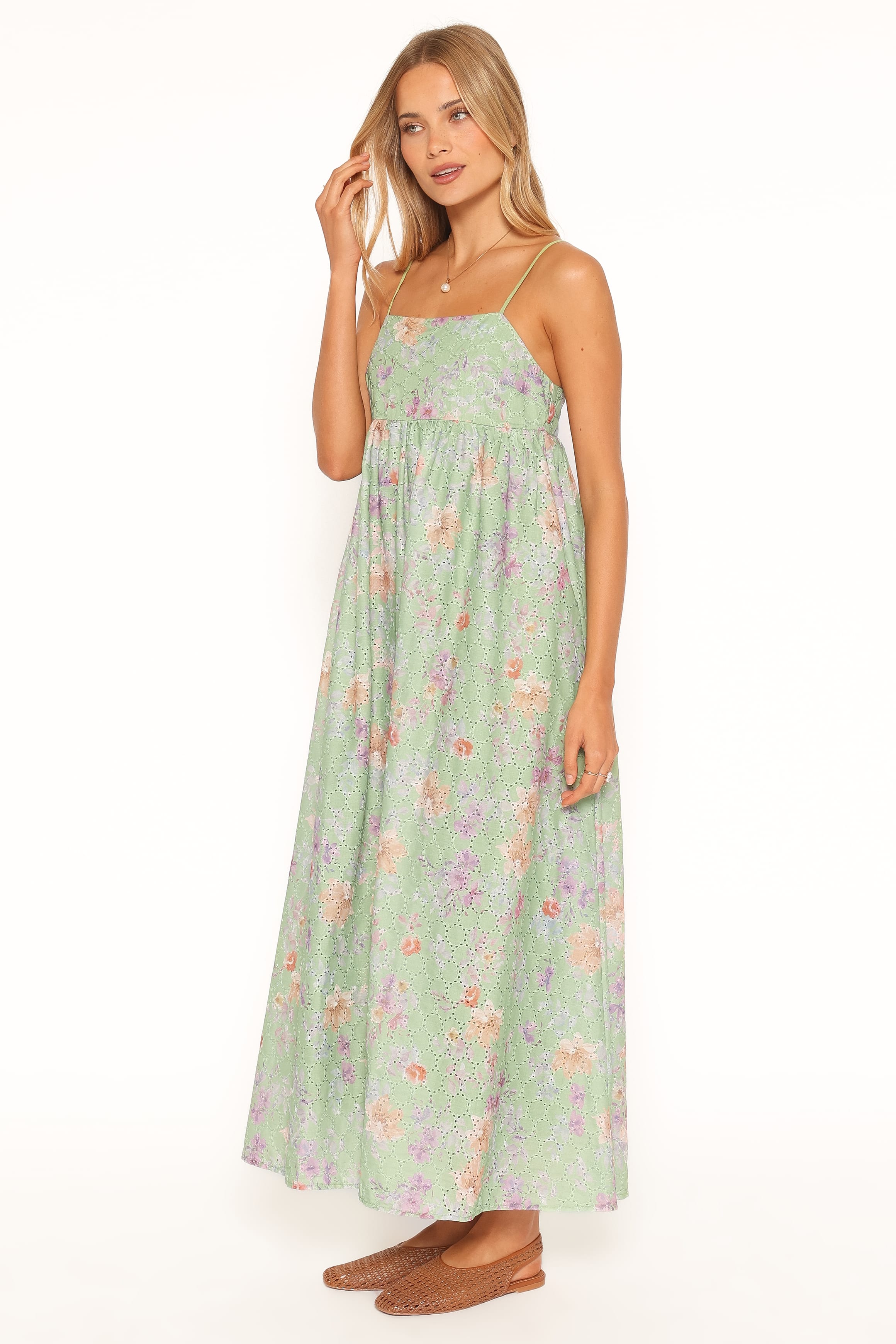 DRESSES Alyah Maxi Dress - Green Floral