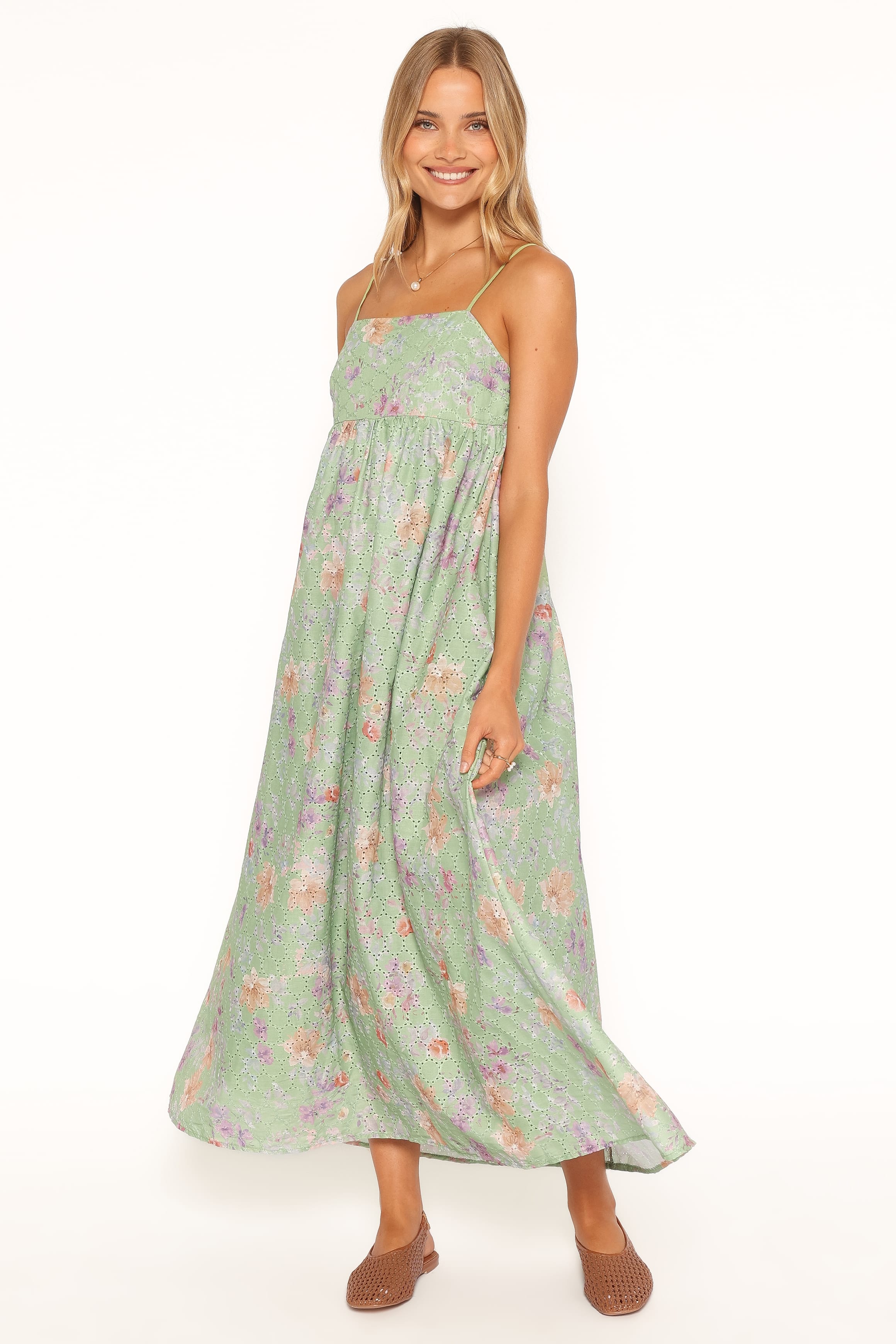 DRESSES Alyah Maxi Dress - Green Floral