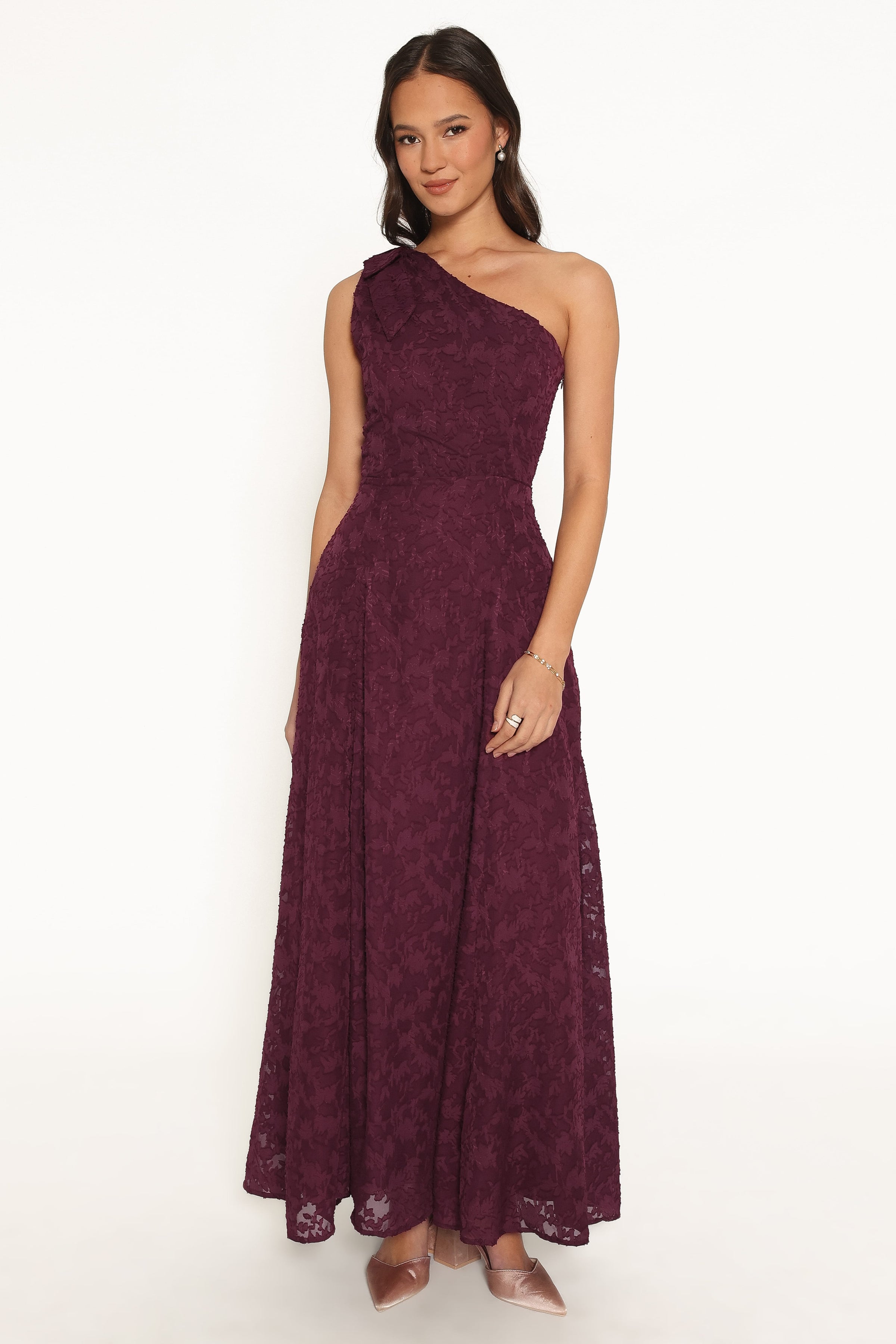 DRESSES Astarla Maxi Dress - Plum Burnout