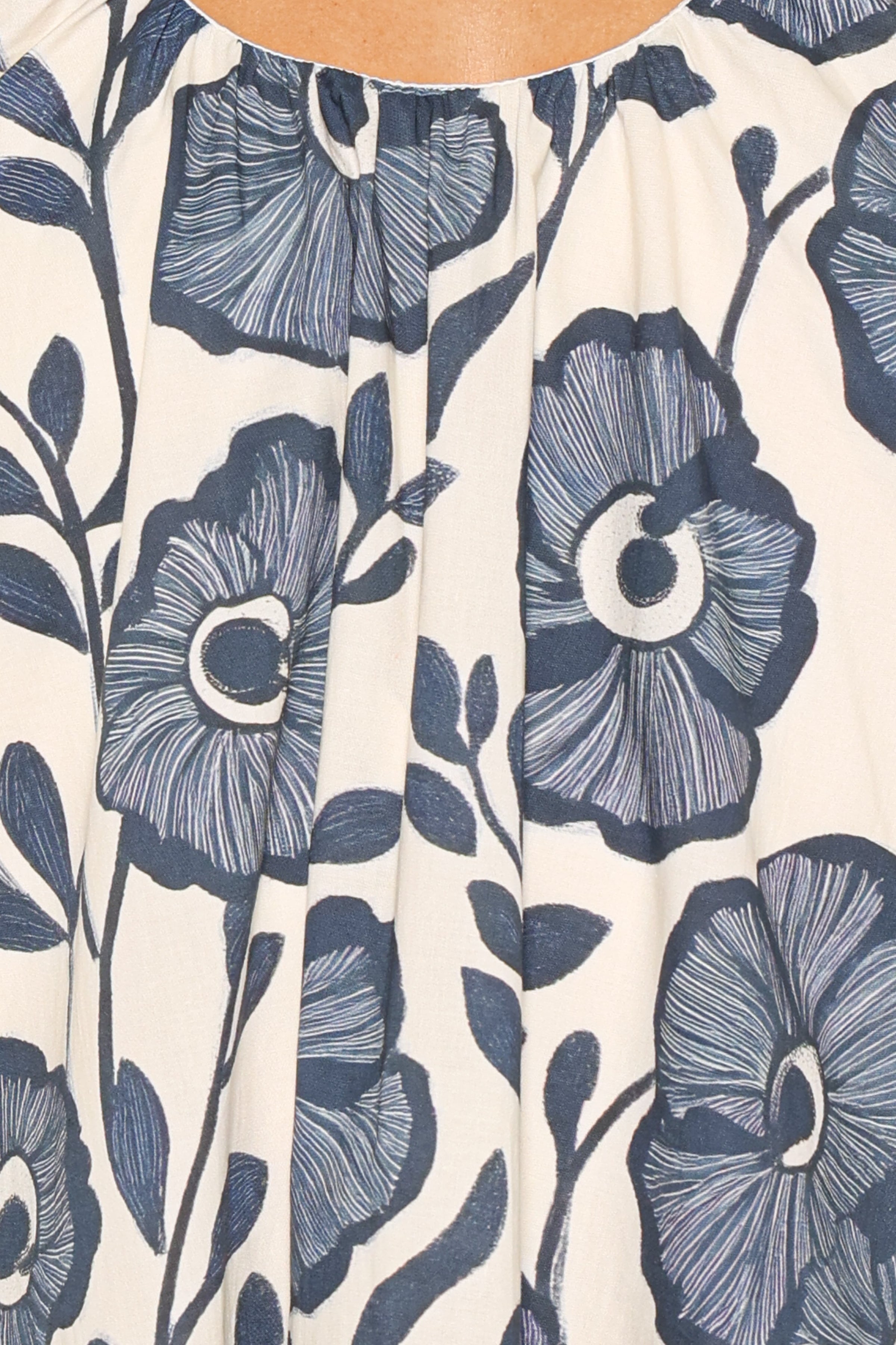 DRESSES Bertine Mini Dress - Blue Floral
