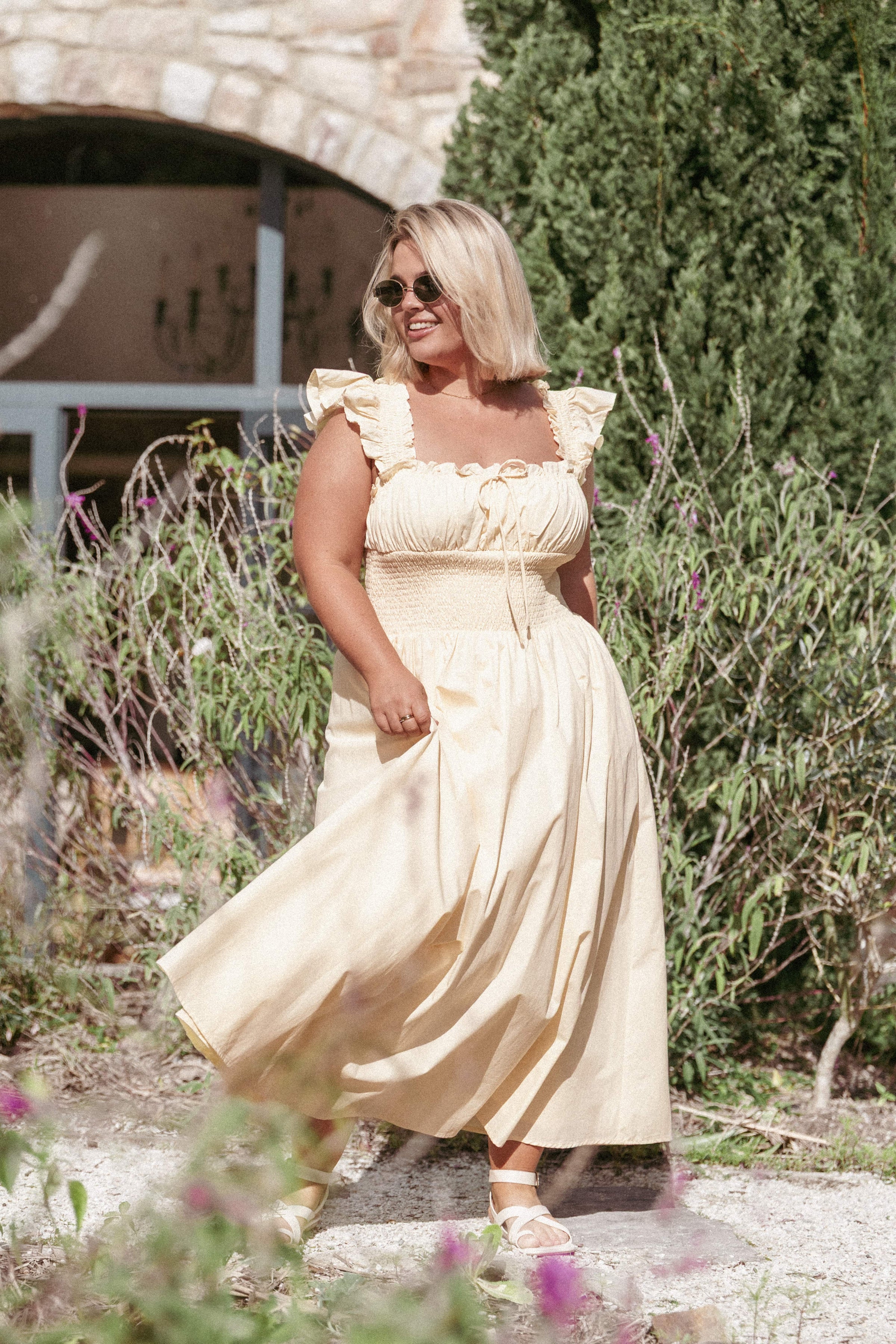 DRESSES Bronte Midi Dress - Butter Yellow