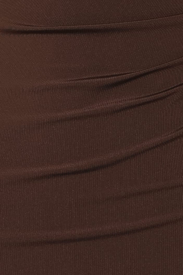 DRESSES Channing Lace Midi Dress - Chocolate Brown