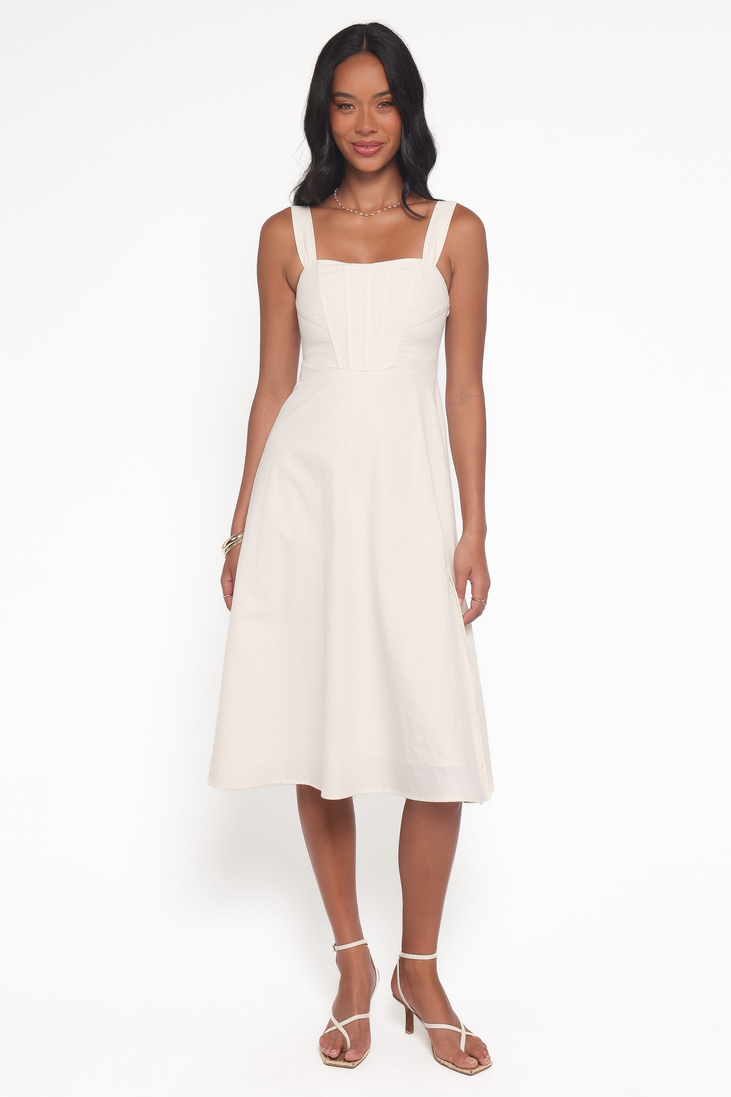 DRESSES Cosima Midi Dress - Cream