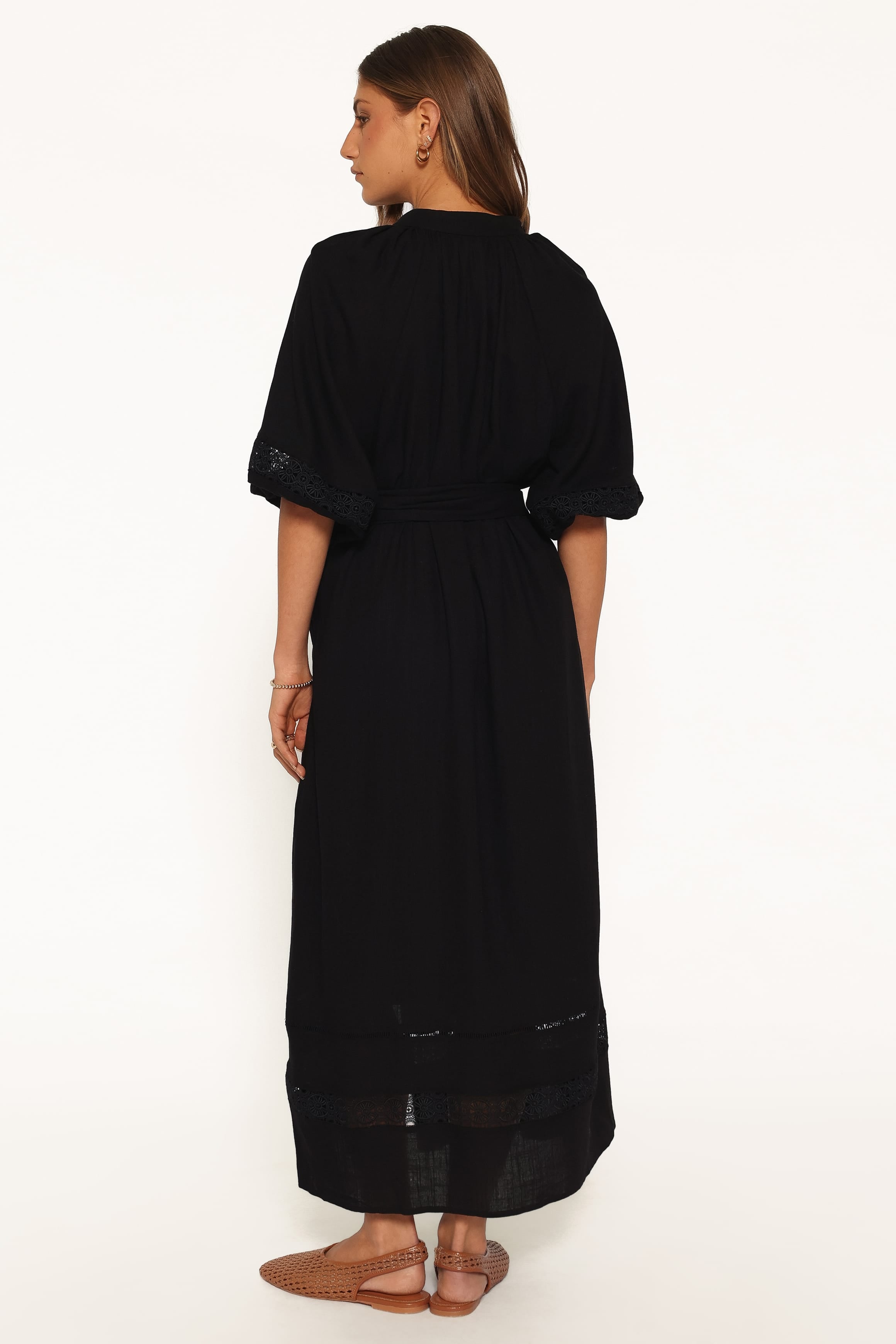 DRESSES Decosta Long Sleeve Maxi Dress - Black