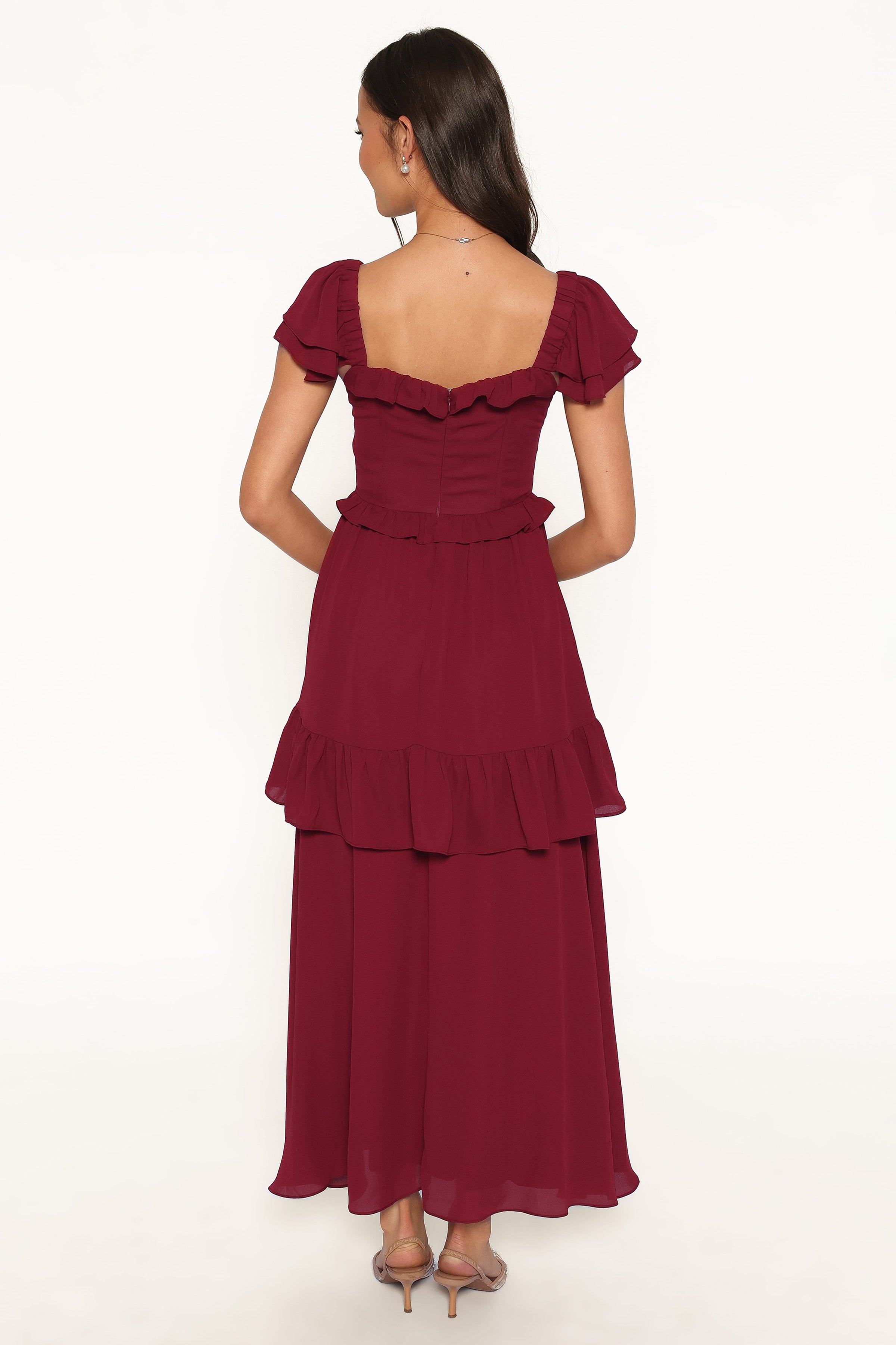 DRESSES Delavine Maxi Dress - Burgundy