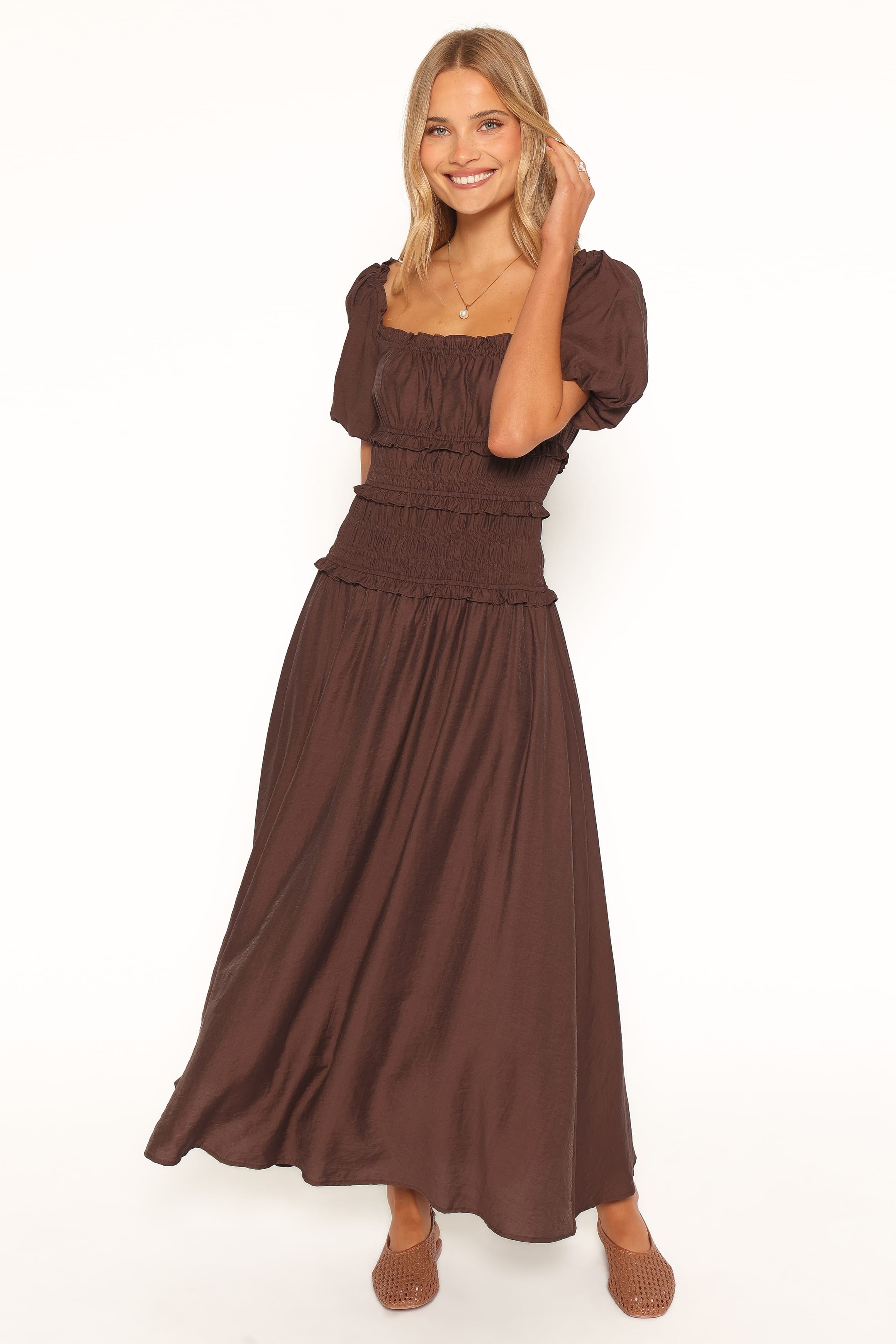 DRESSES Doralee Maxi Dress - Brown