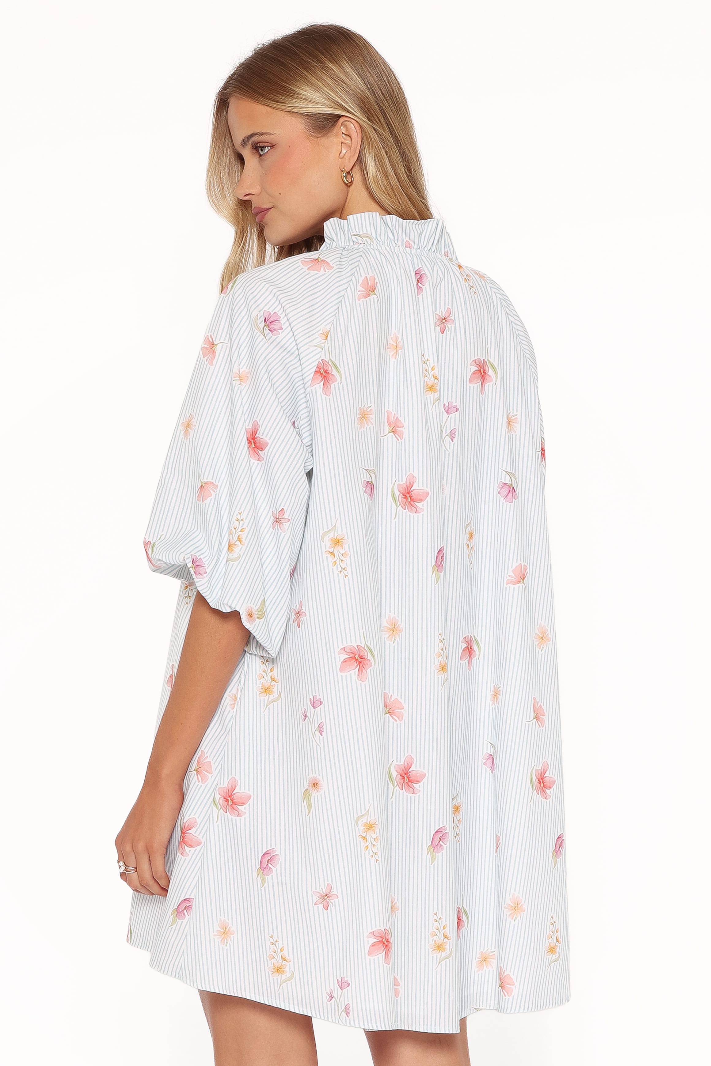 DRESSES Doran Mini Dress - Blue Garden Stripe