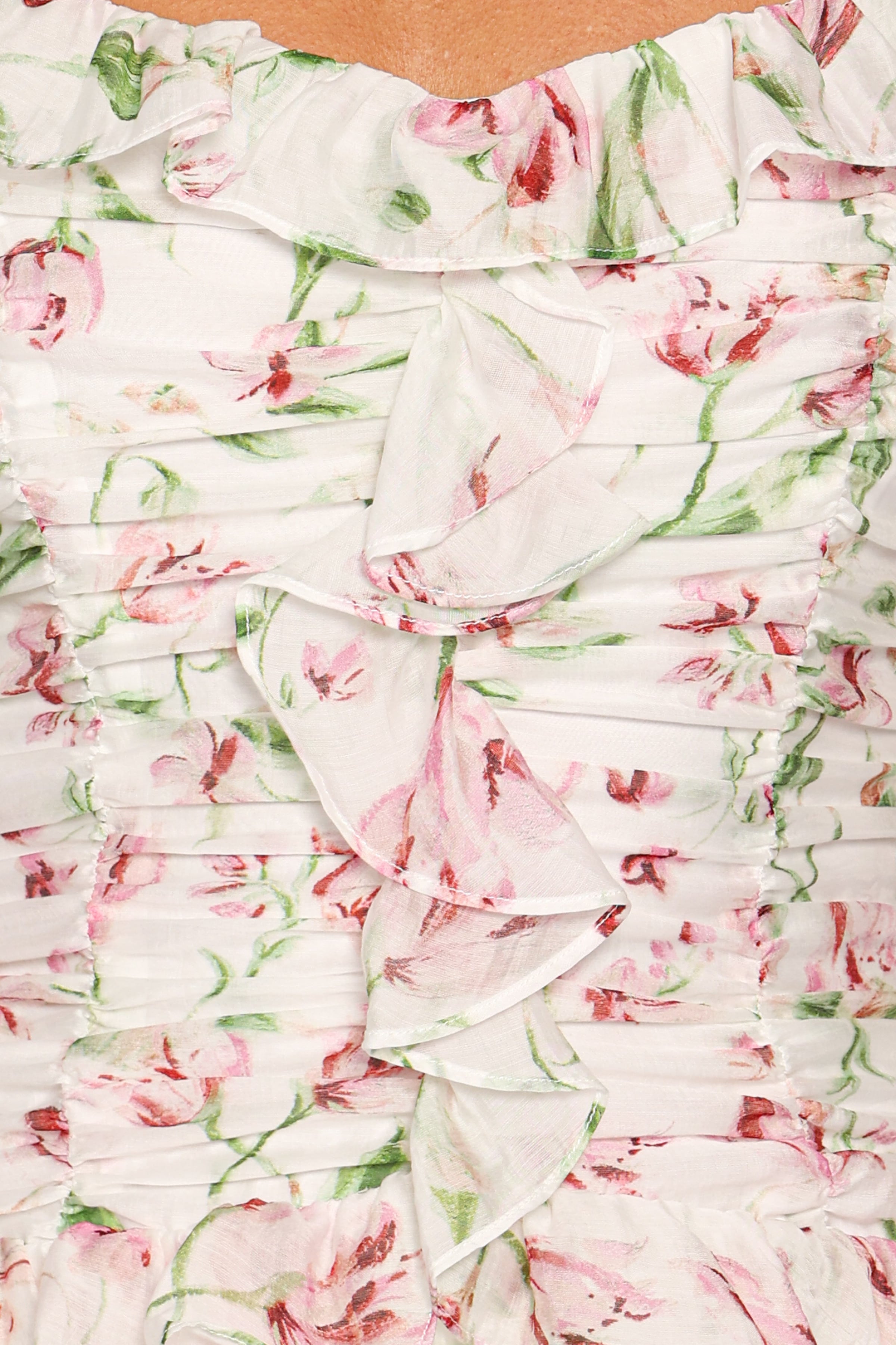 DRESSES Garcia Midi Dress - White Floral