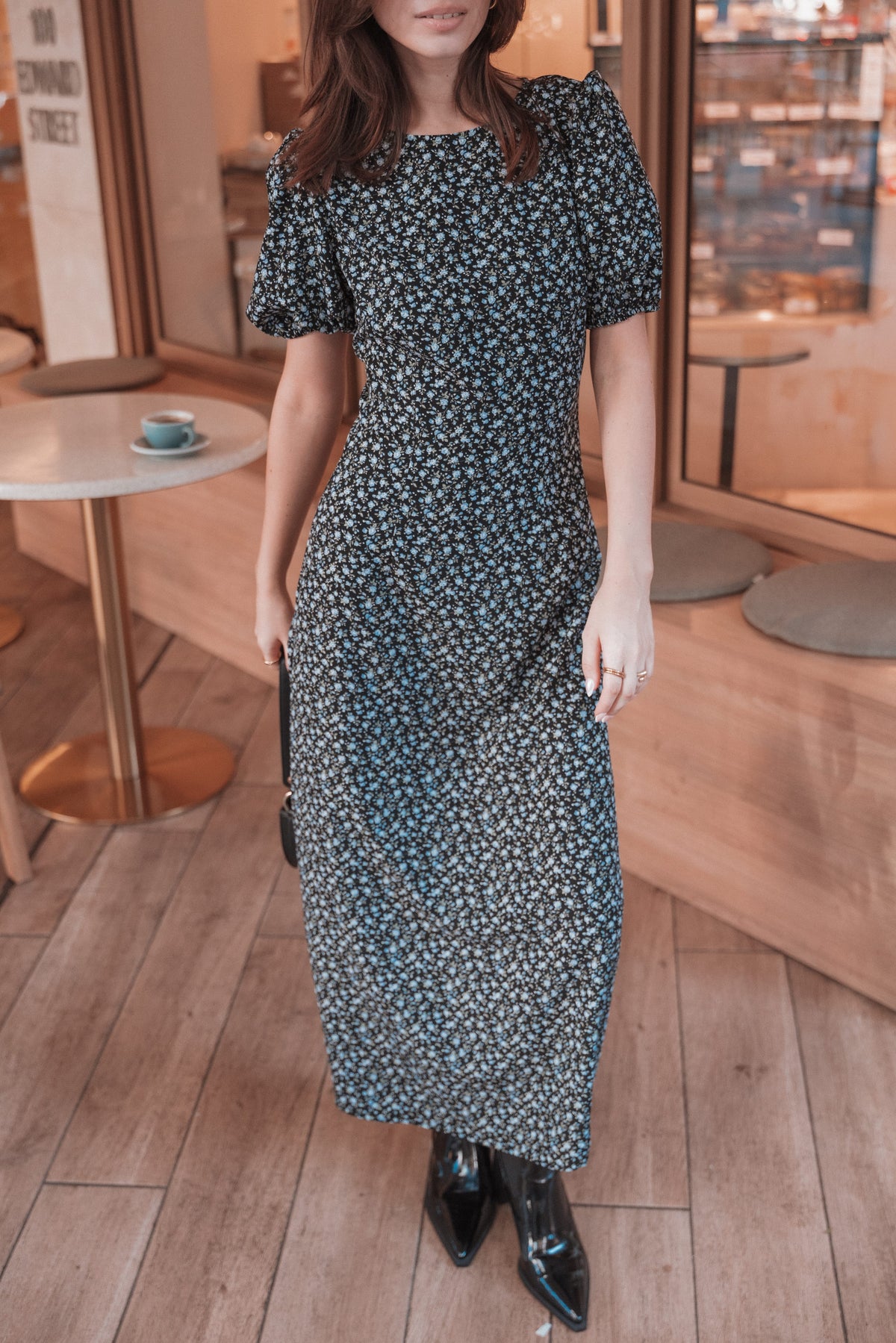 DRESSES Gemima Maxi Dress - Black Ditsy Floral