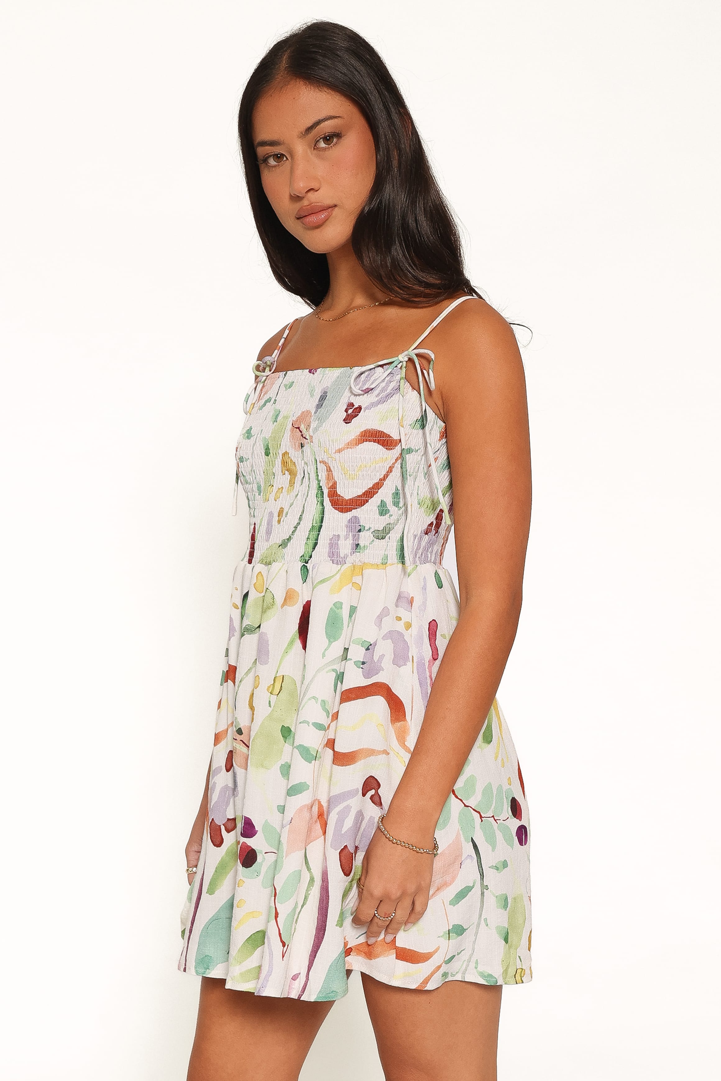 DRESSES Gresha Mini Dress - Pink Watercolor