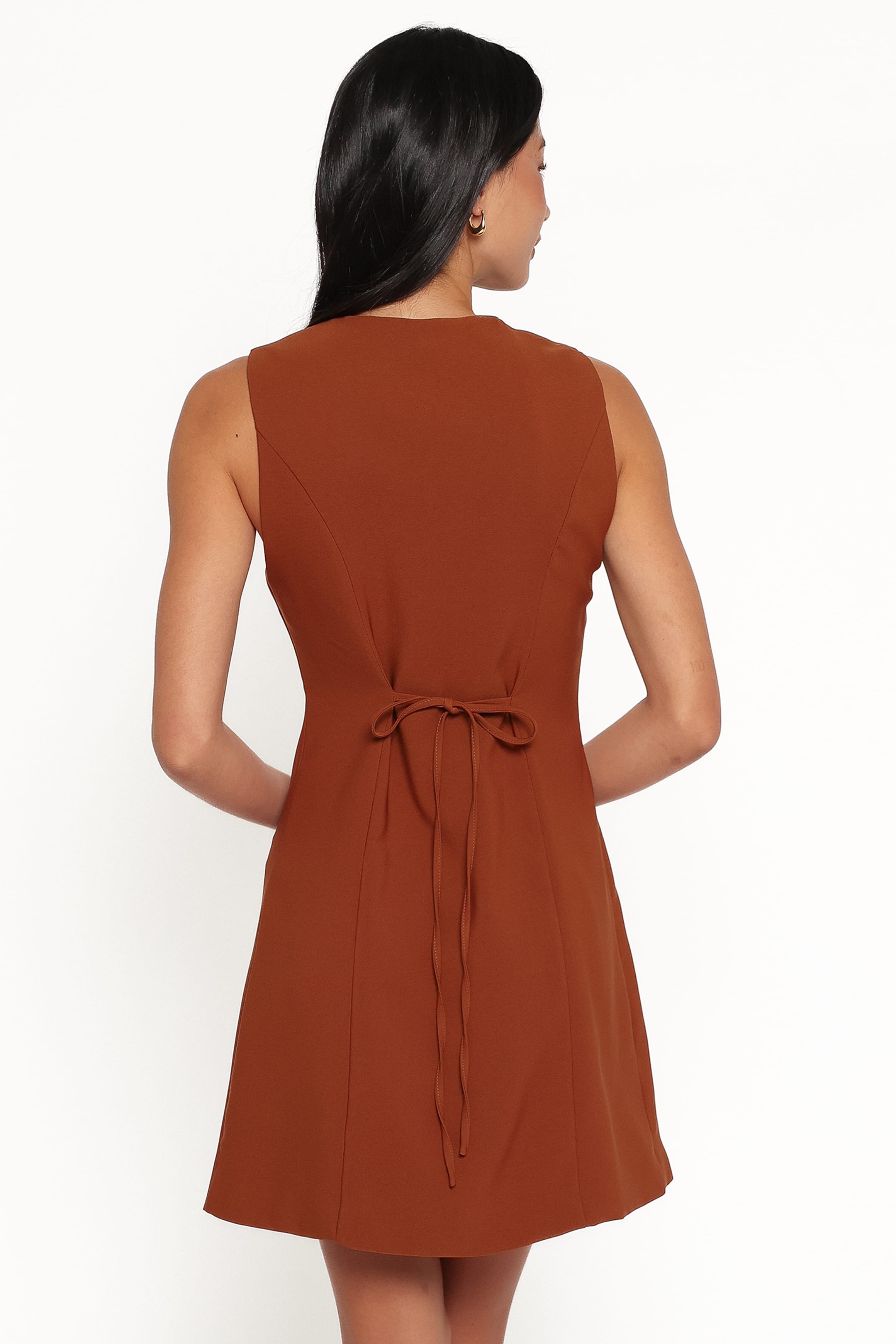 DRESSES Hanson Mini Dress - Chocolate Brown