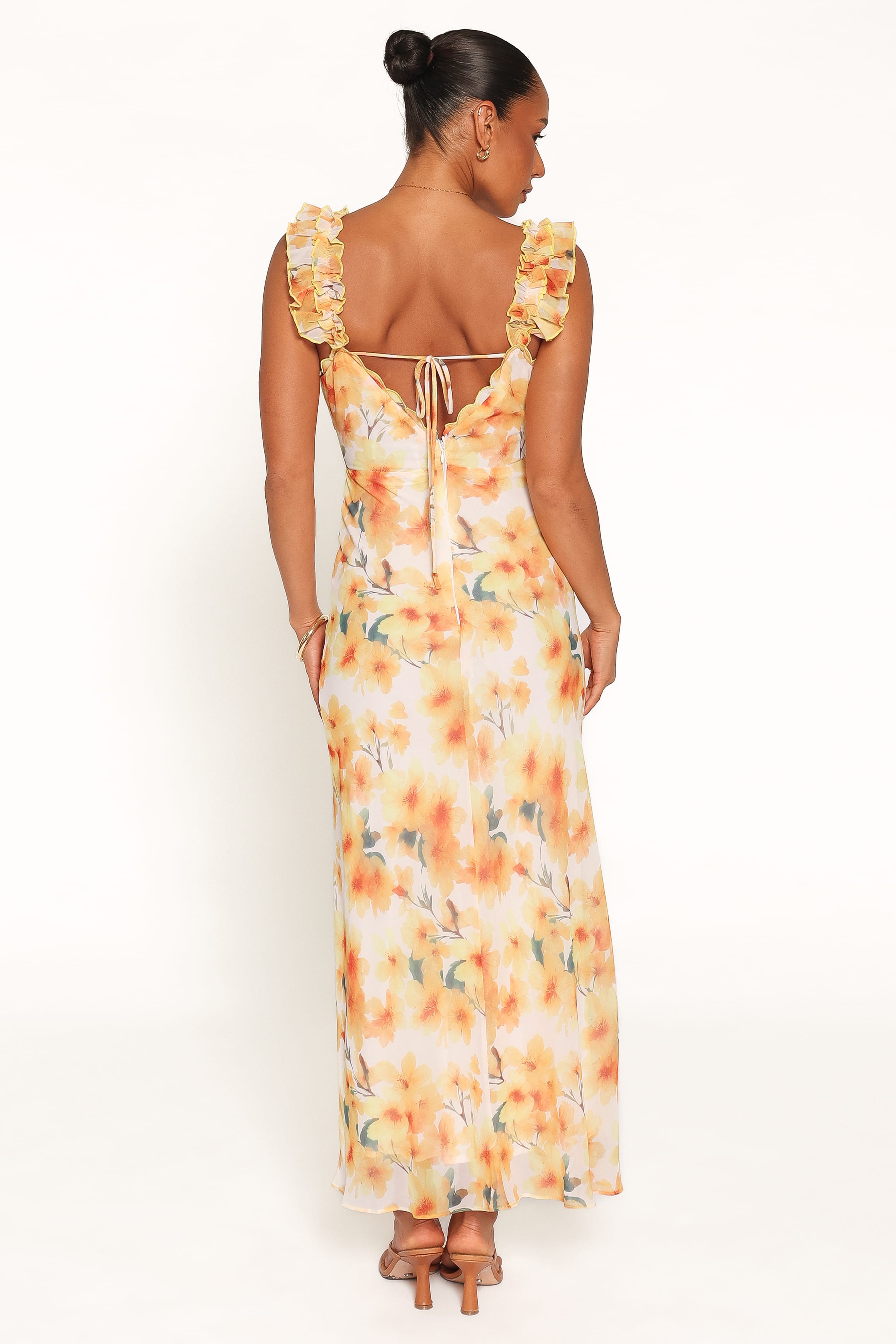 DRESSES Jean Maxi Dress - Yellow Floral