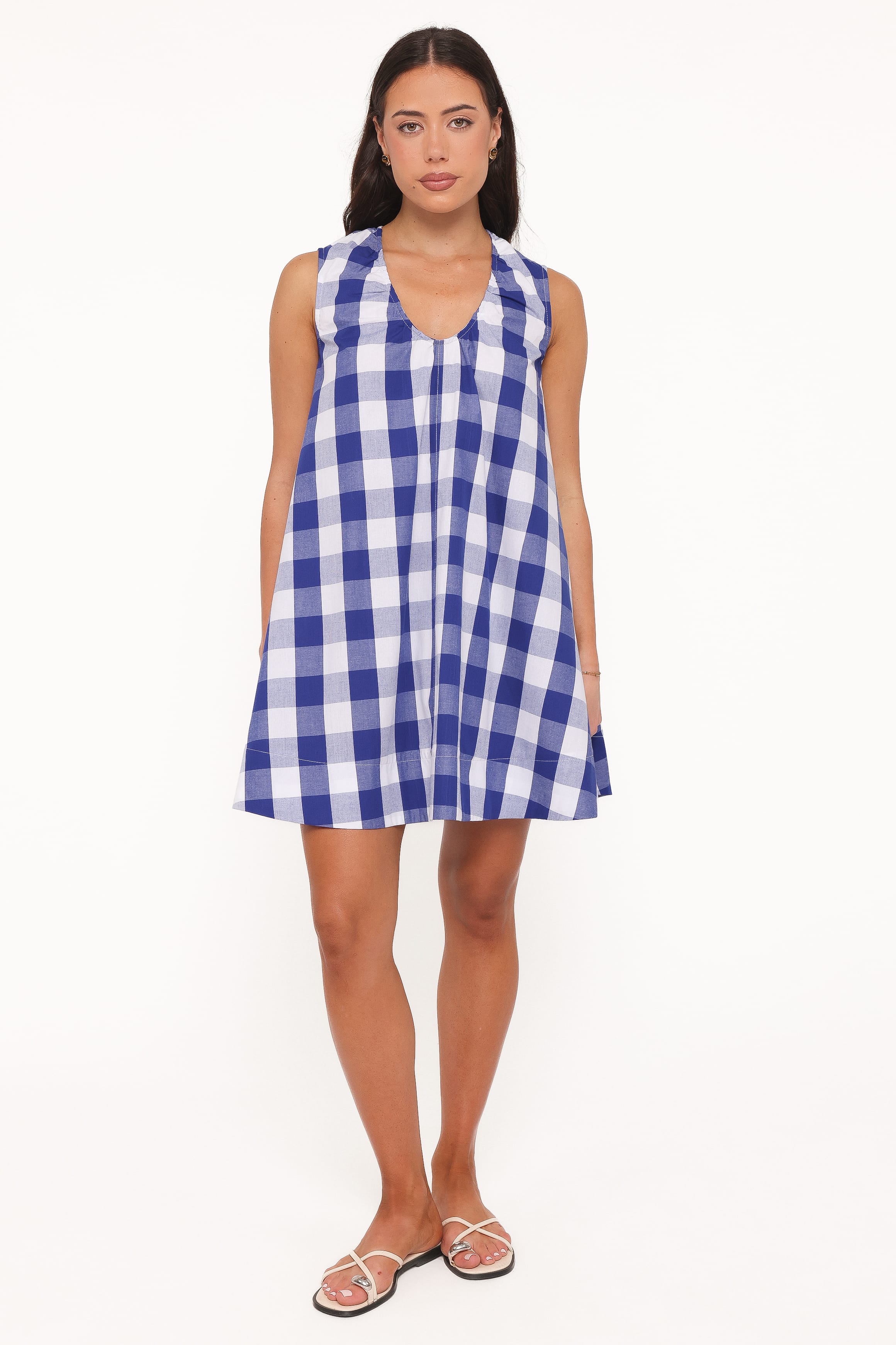 DRESSES Jorah Mini Dress - Blue Plaid