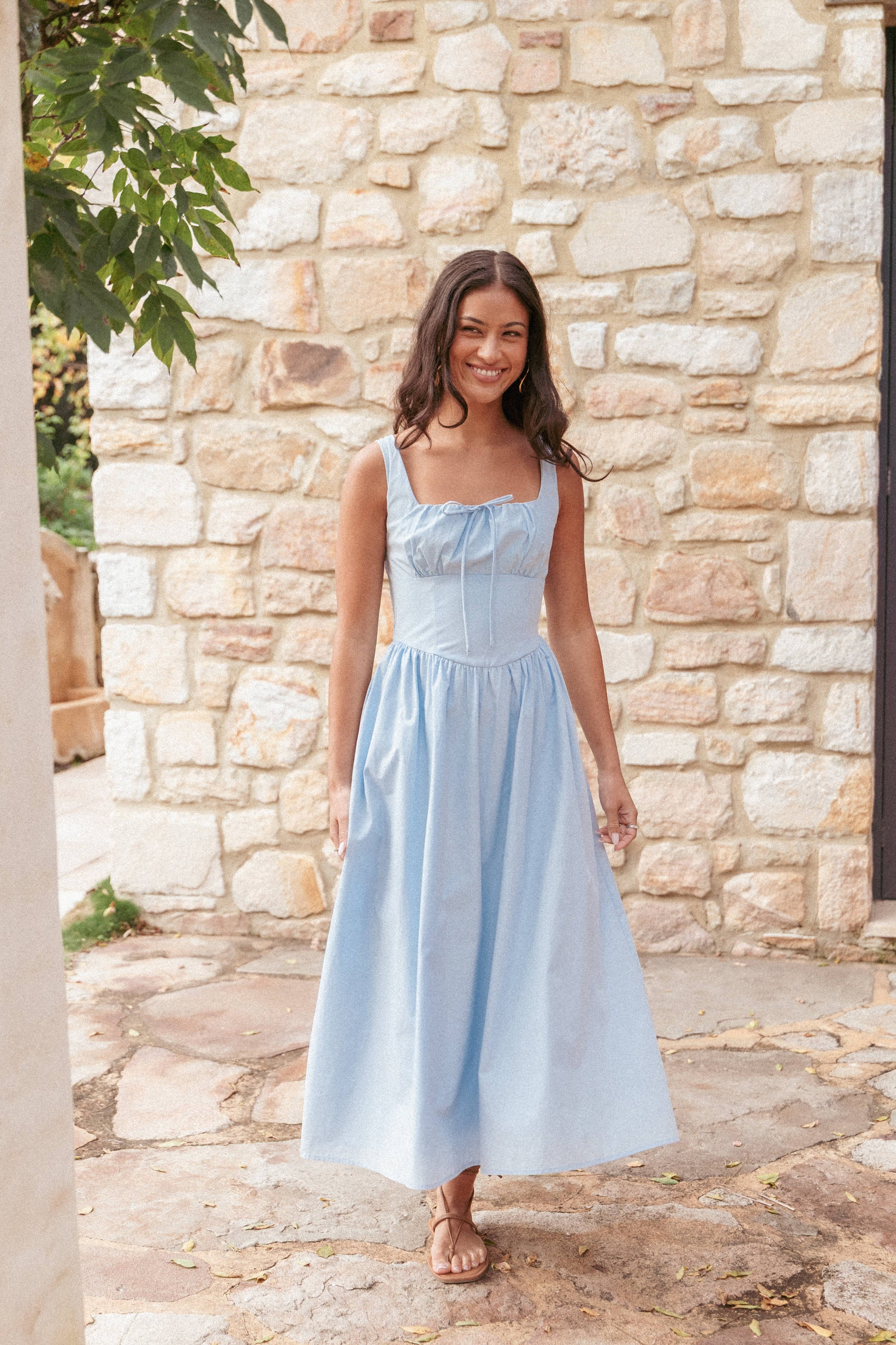 DRESSES Kinslee Midi Dress - Blue