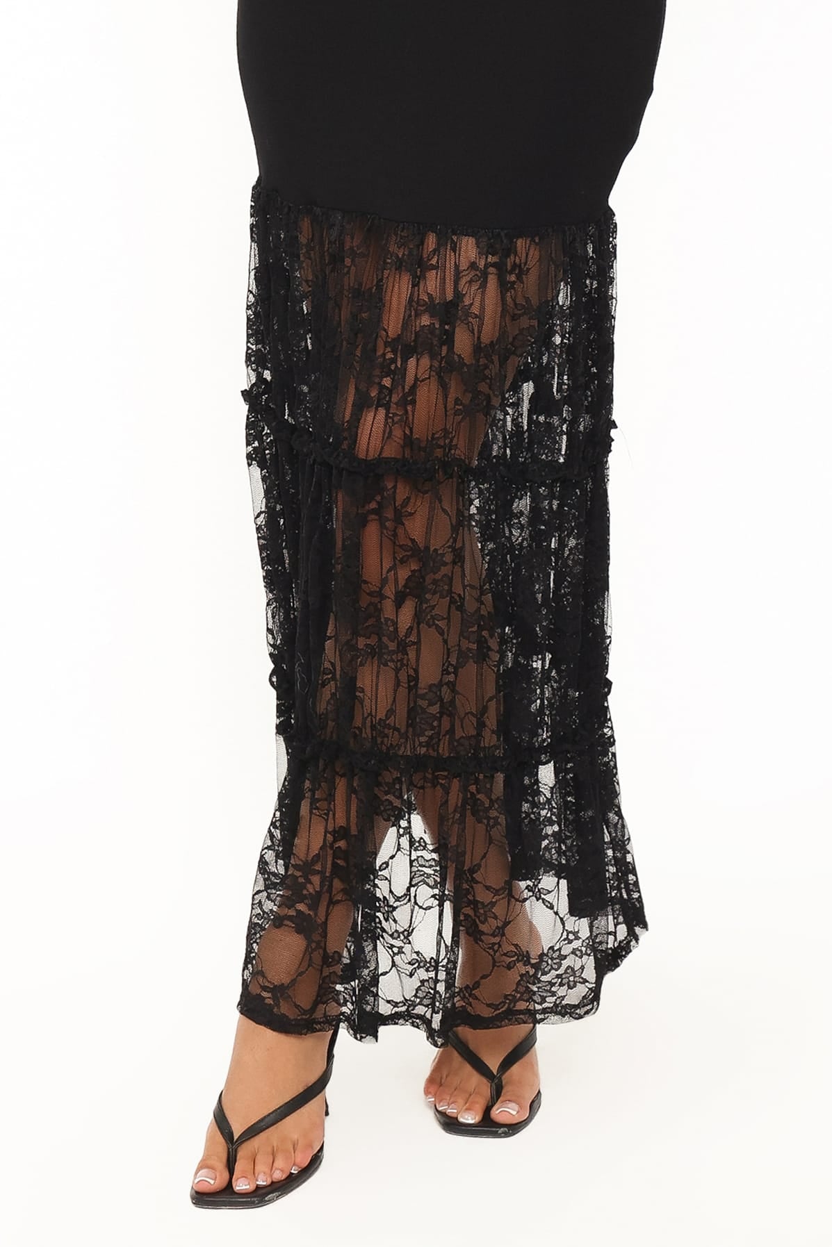 DRESSES Ladonna Long Sleeve Maxi Dress - Black