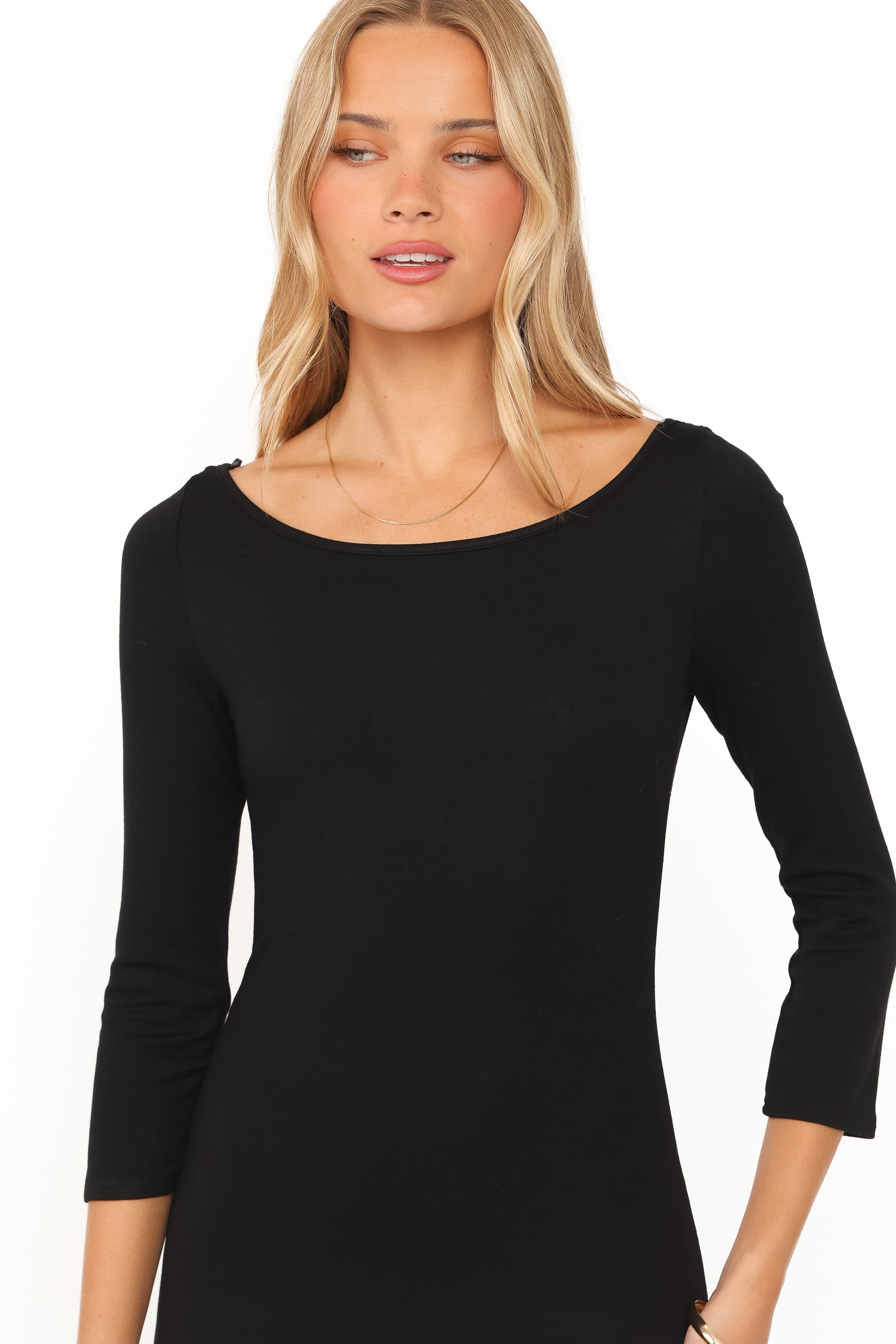 DRESSES Ladonna Long Sleeve Maxi Dress - Black