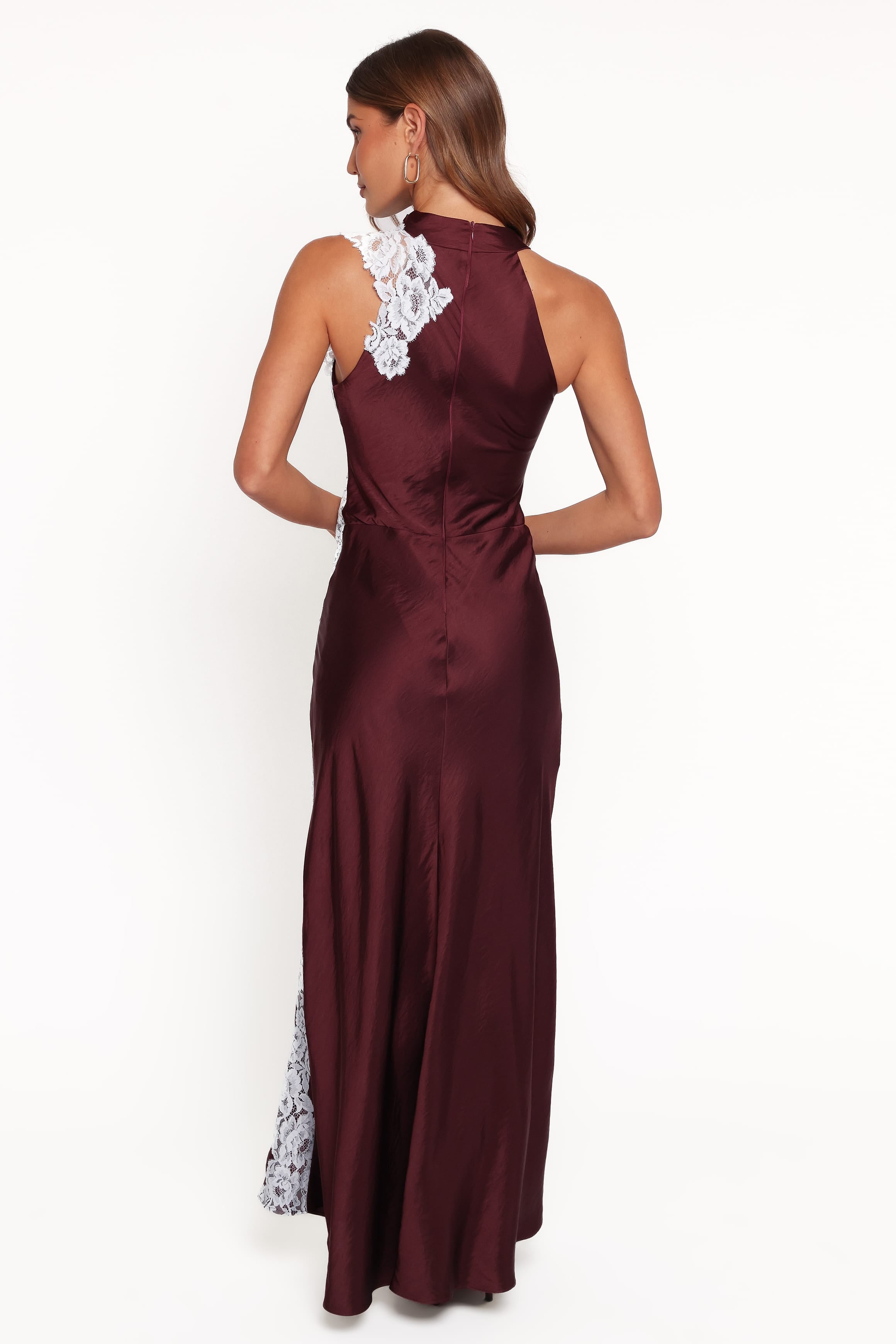 DRESSES Lunita Halterneck Maxi Dress - Brown/Blue
