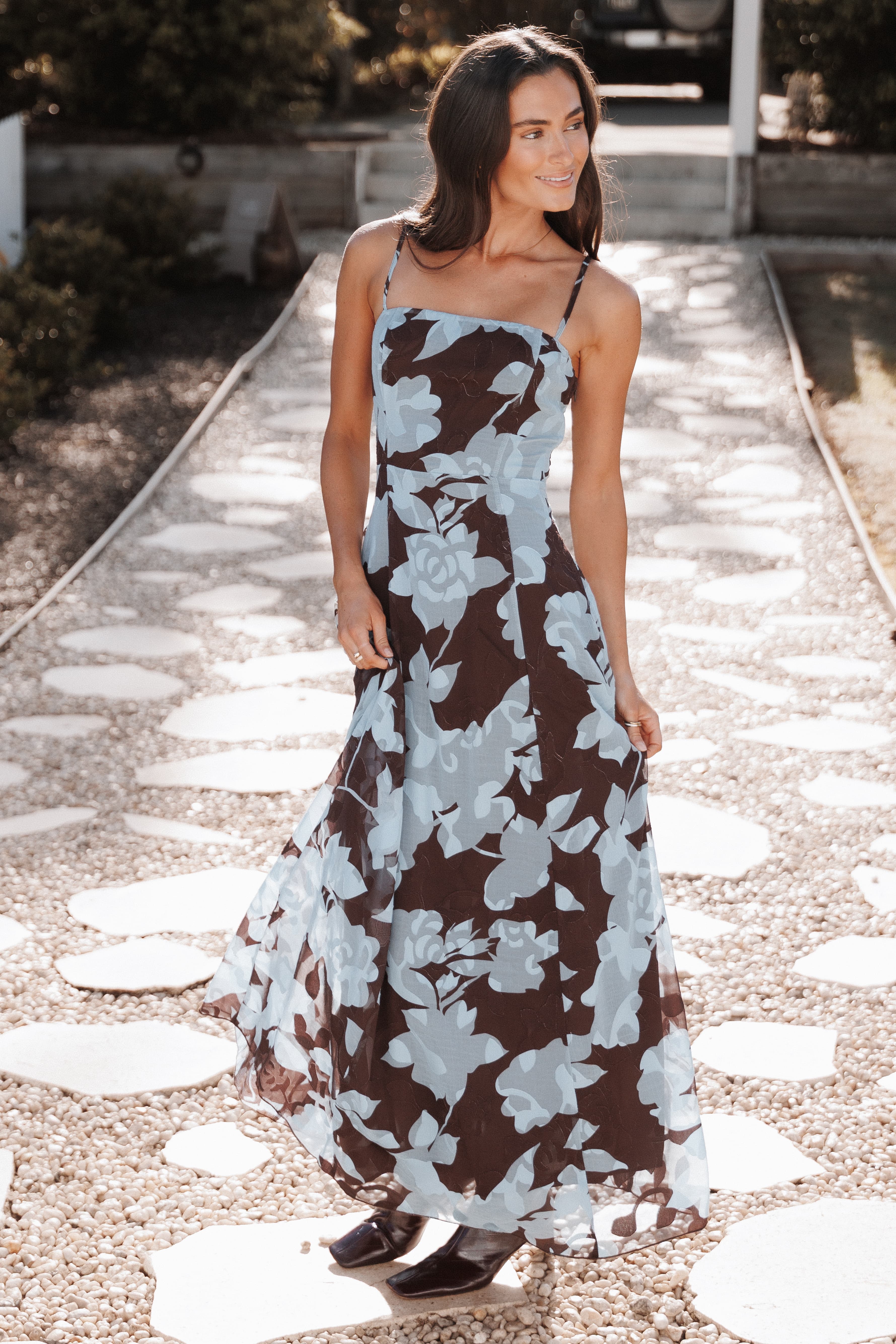 DRESSES Nadeline Maxi Dress - Floral Burnout