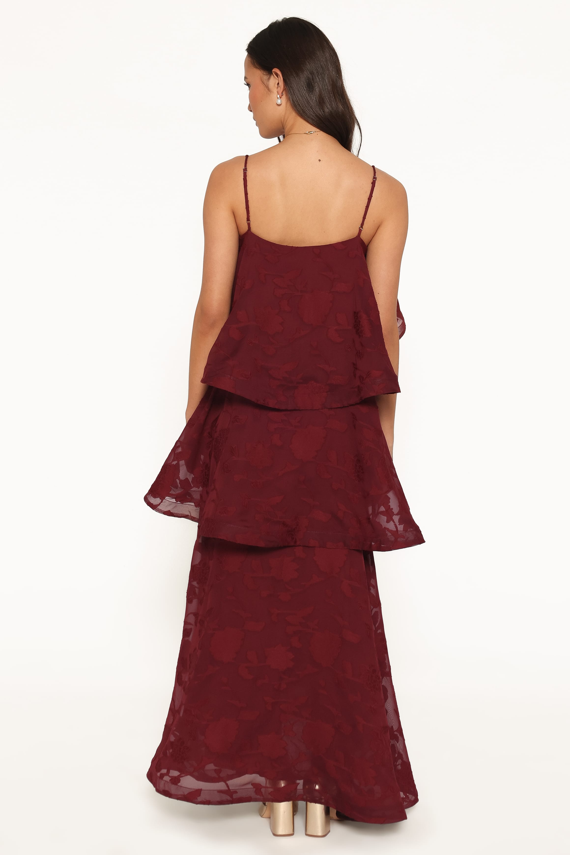 DRESSES Nerissa Maxi Dress - Burgundy